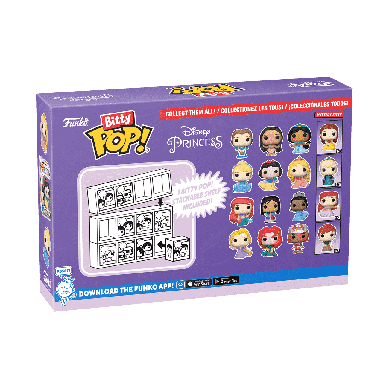 Bitty Pop! Disney Princess 4-Pack Series 4