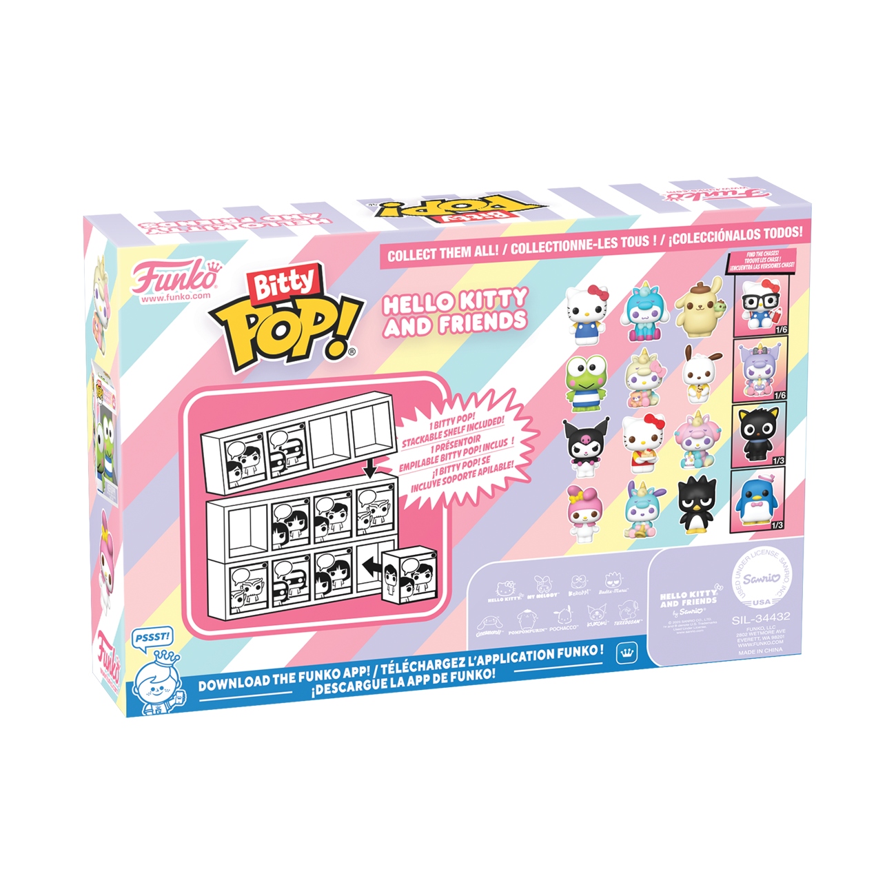 Bitty Pop! Hello Kitty and Friends 4-Pack Series 1