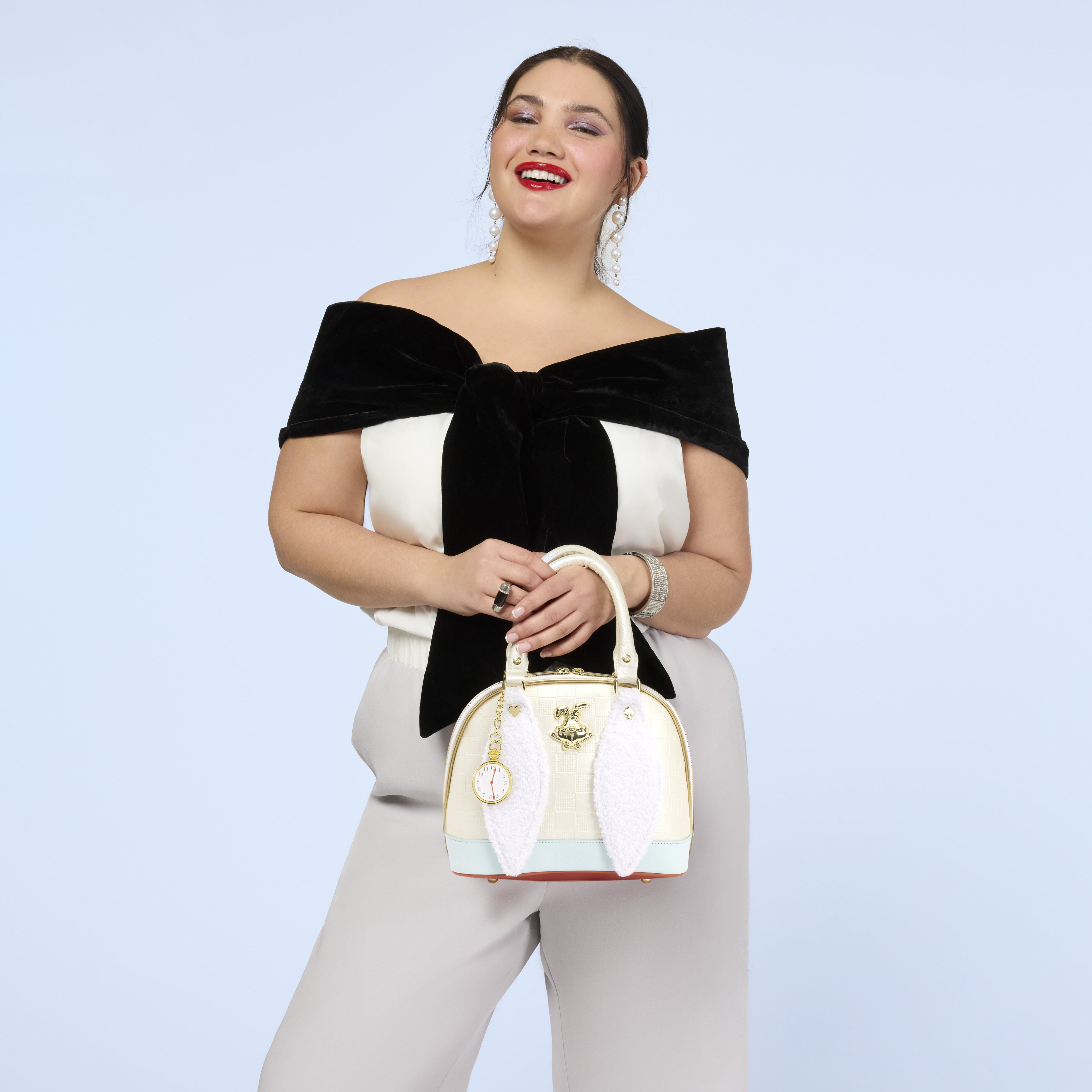 Alice in Wonderland White Rabbit Handbag