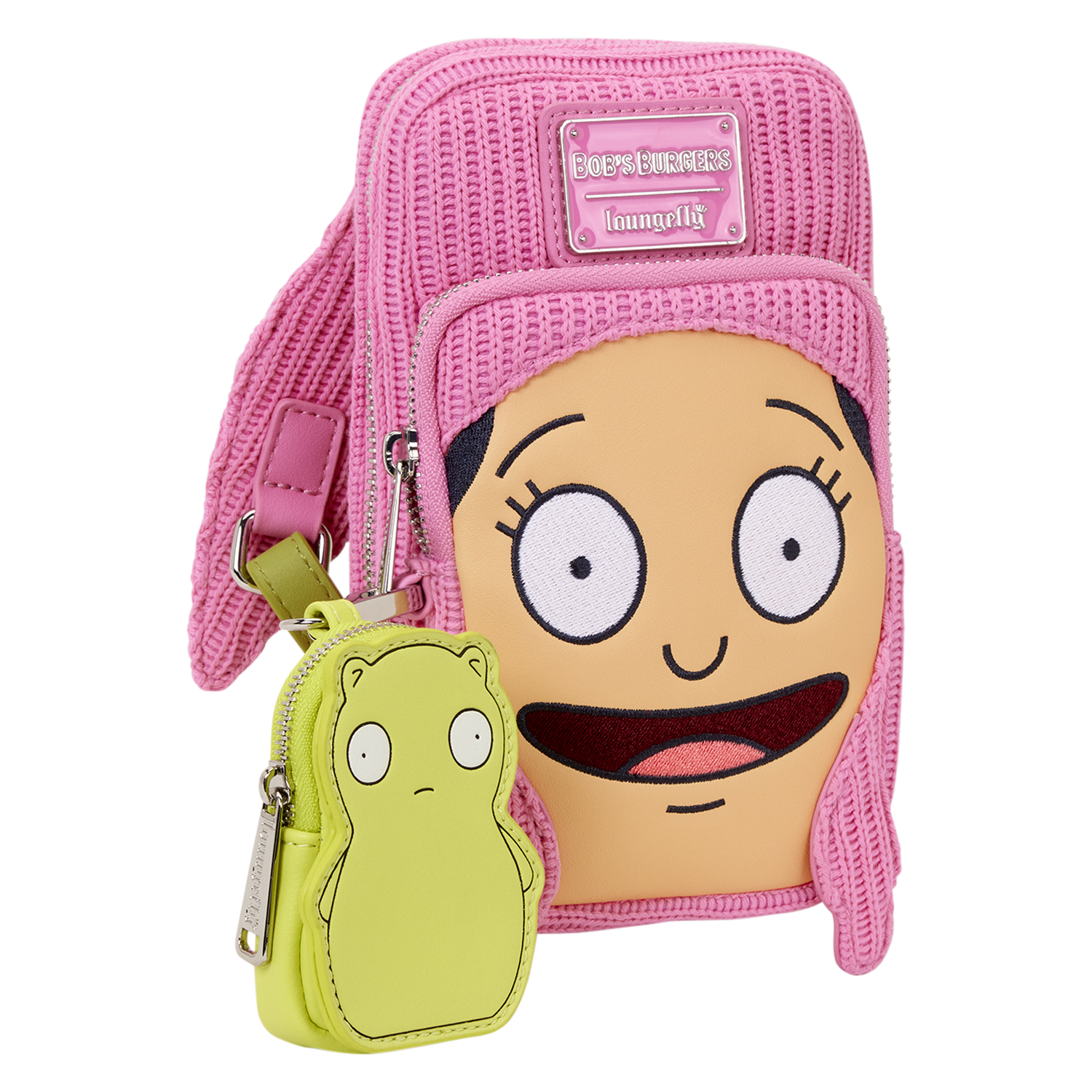 Bob's Burgers Louise Cosplay Cell Phone Crossbody Bag with Glow Coin Bag