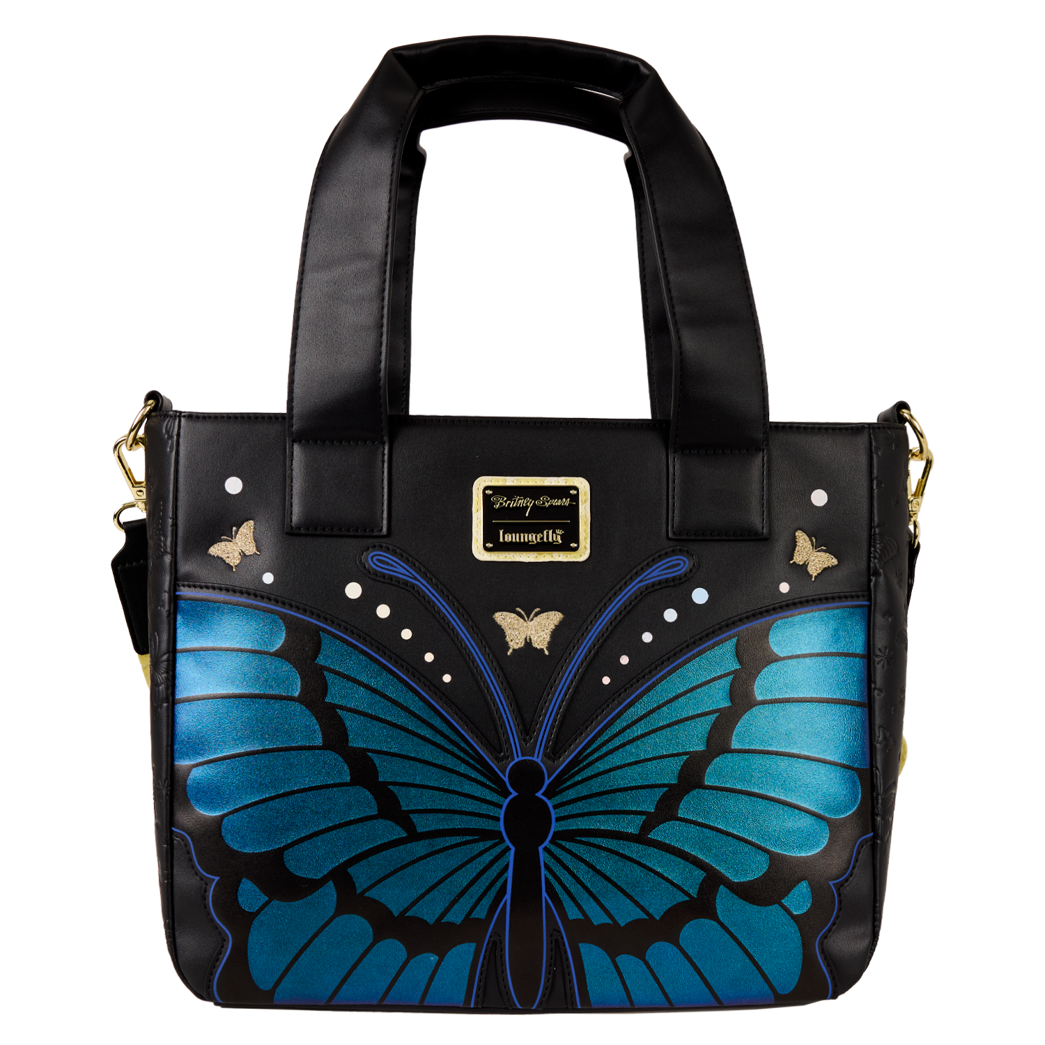 Britney Spears Butterfly Tote Crossbody Bag with Coin Bag