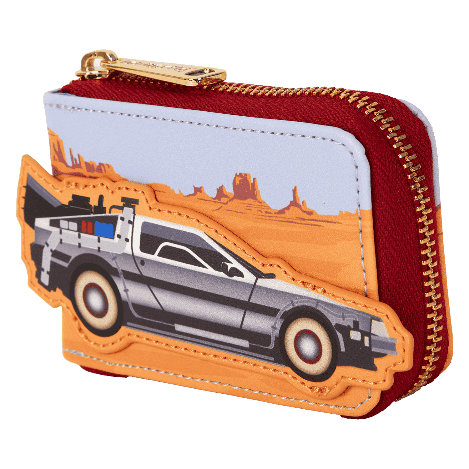Back To The Future 40th Anniversary Time Machine Accordion Wallet