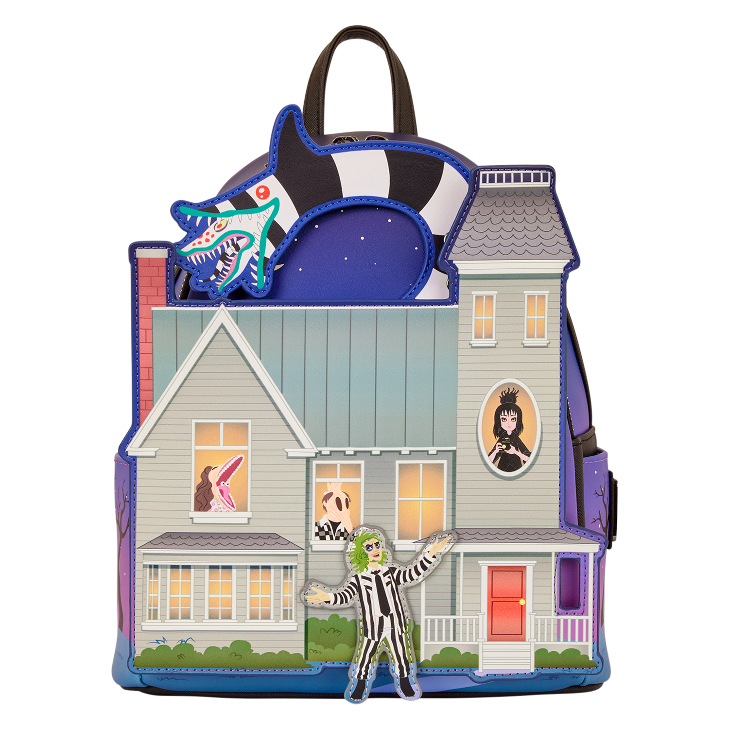 Beetlejuice Deetz House Glow Mini Backpack