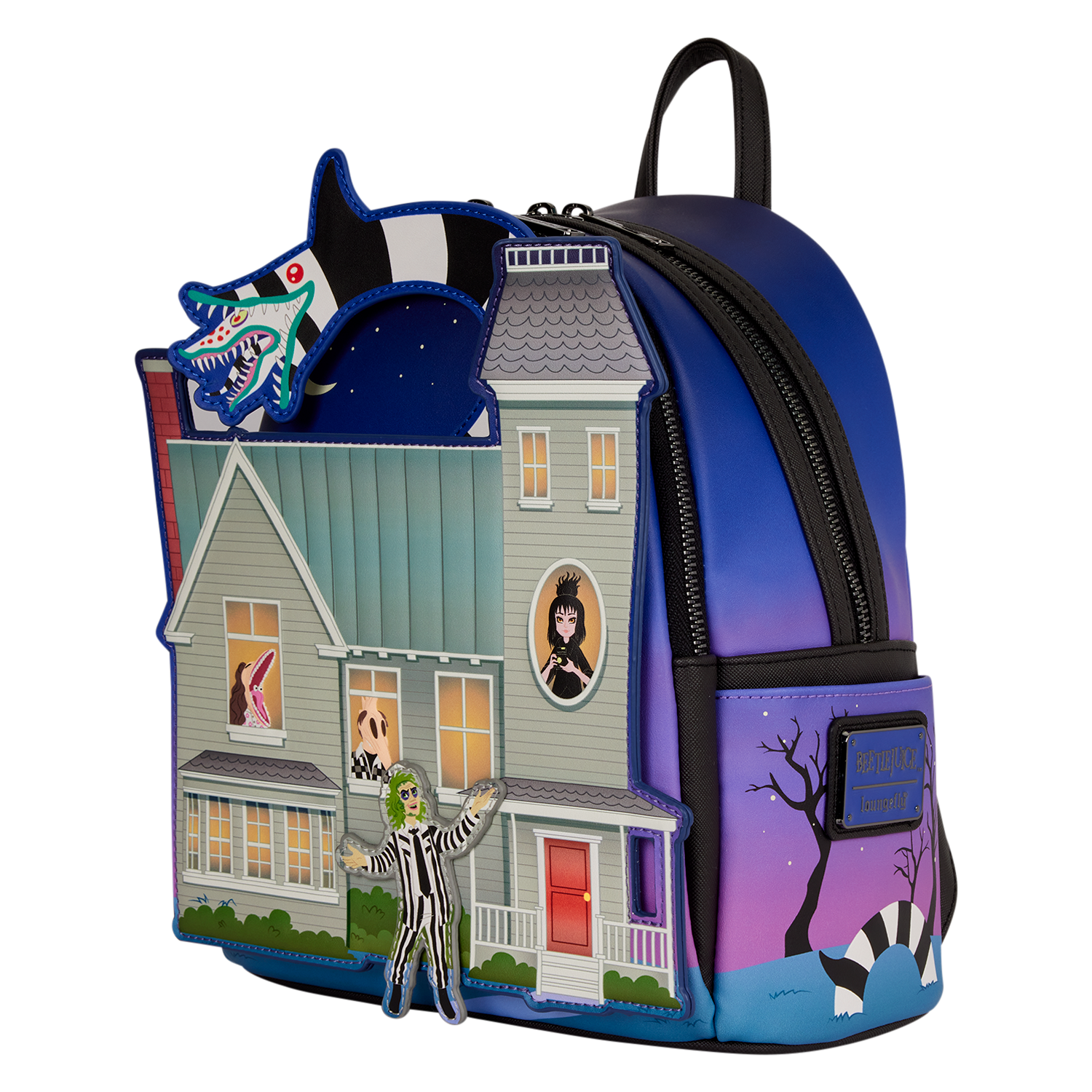 Beetlejuice Deetz House Glow Mini Backpack