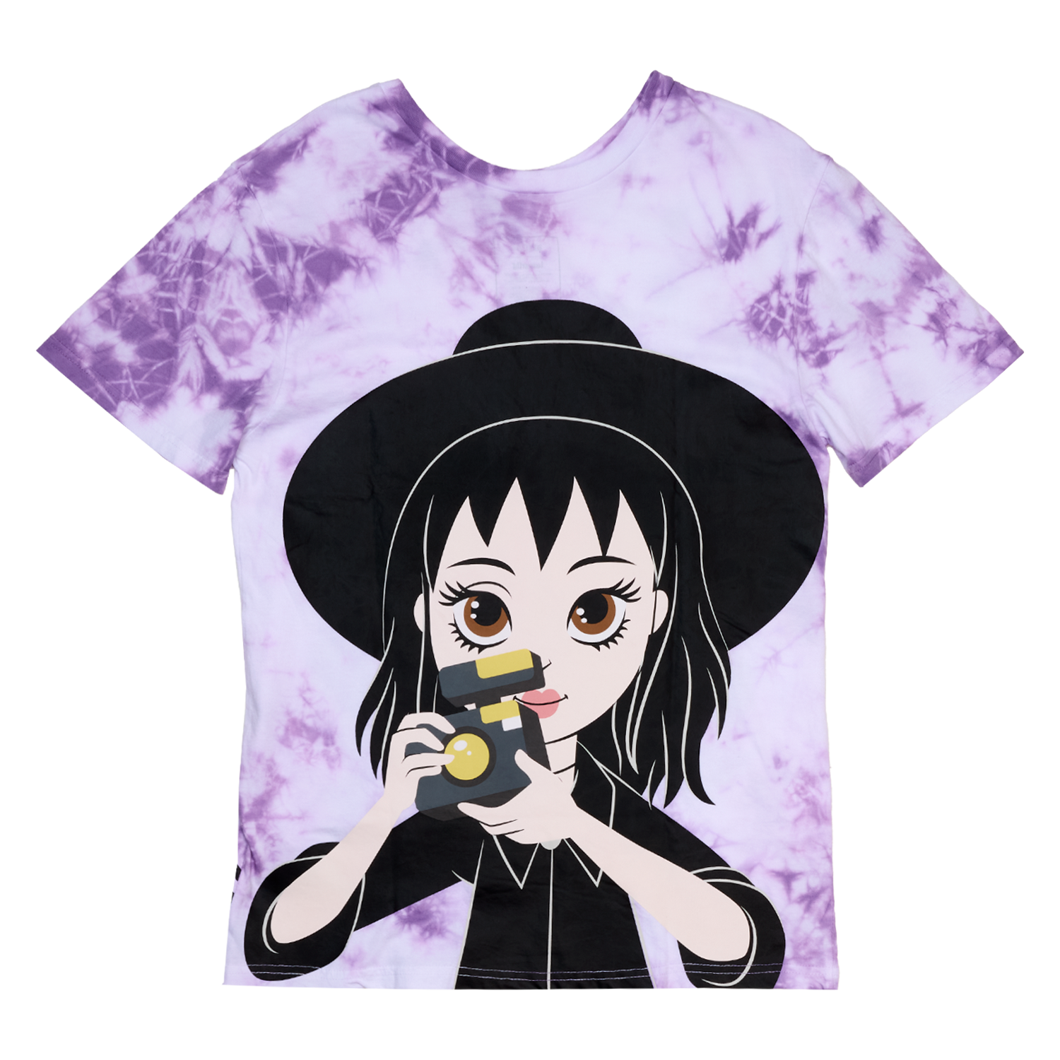 Beetlejuice & Lydia Deetz Reversible Tie-Dye Unisex Tee
