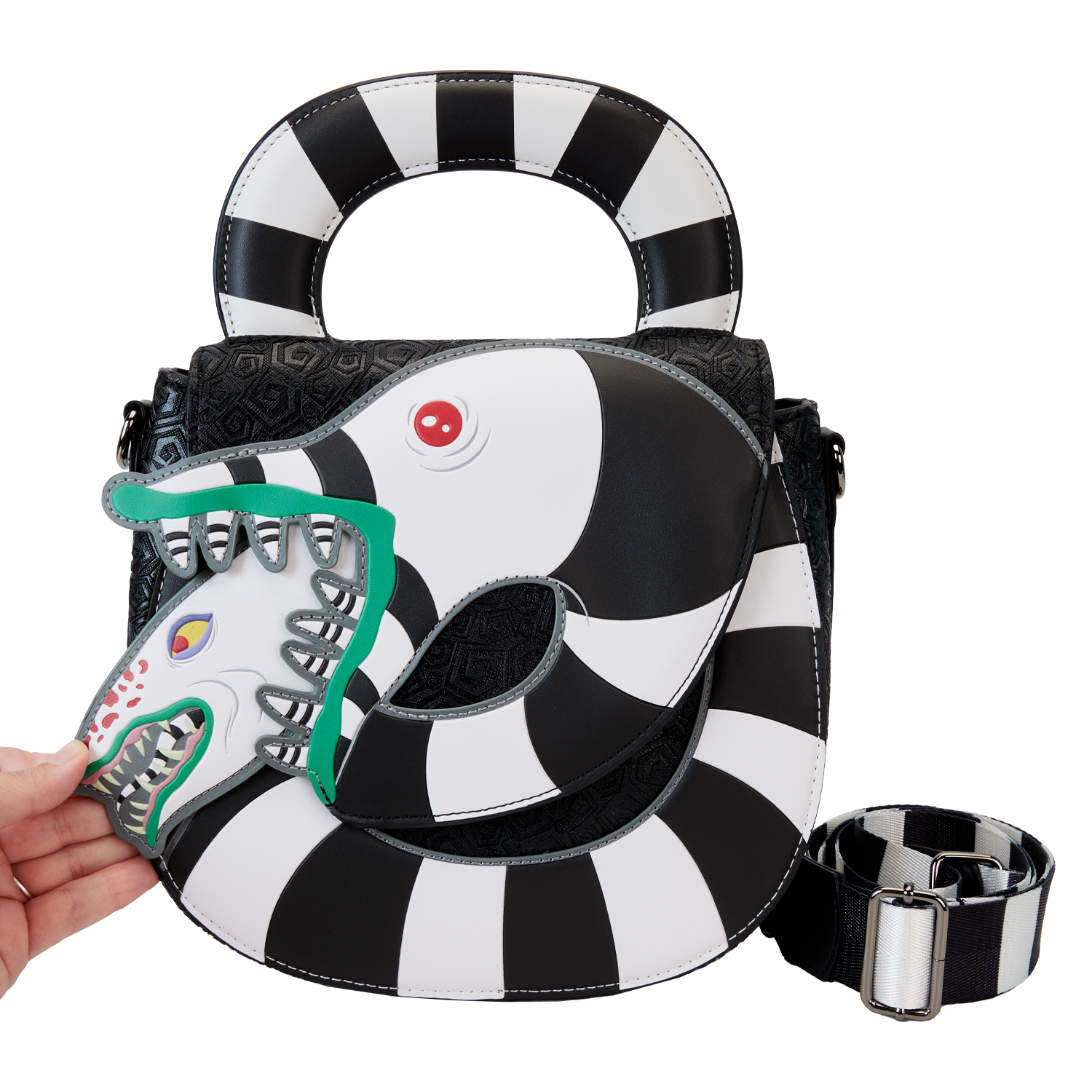 Beetlejuice Sandworm Crossbody Bag