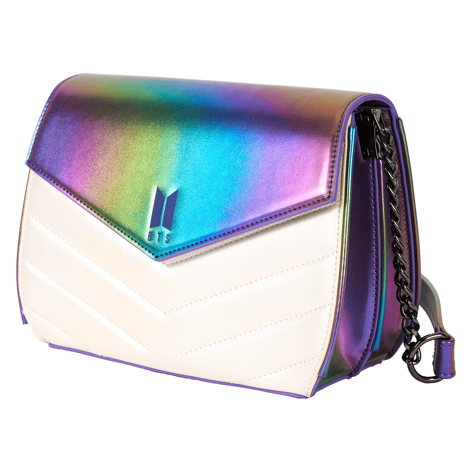 Funko Pop! By Loungefly BTS Iridescent Quilted Crossbody Bag