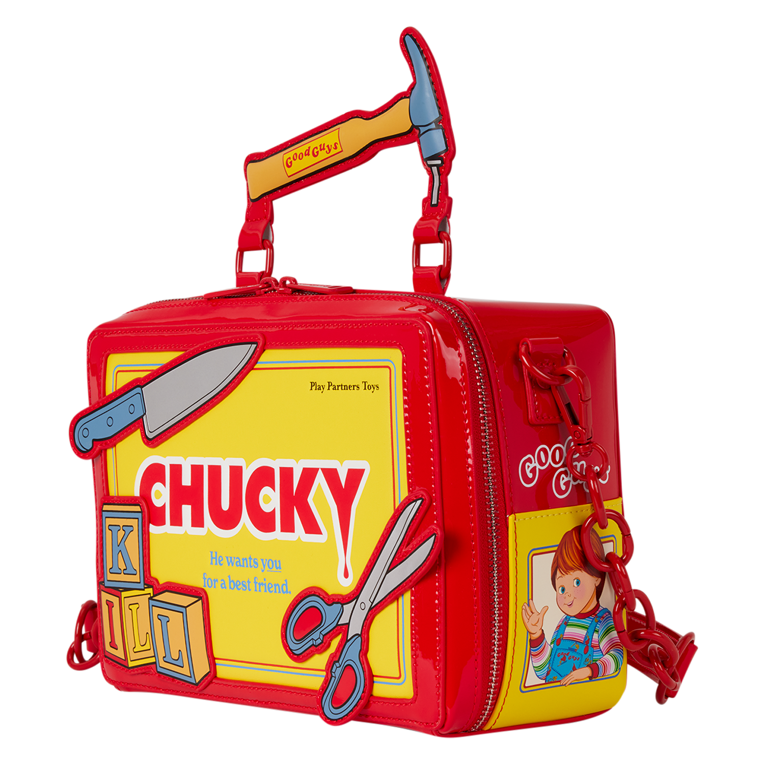 Chucky Good Guys Tool Chest Crossbody Bag
