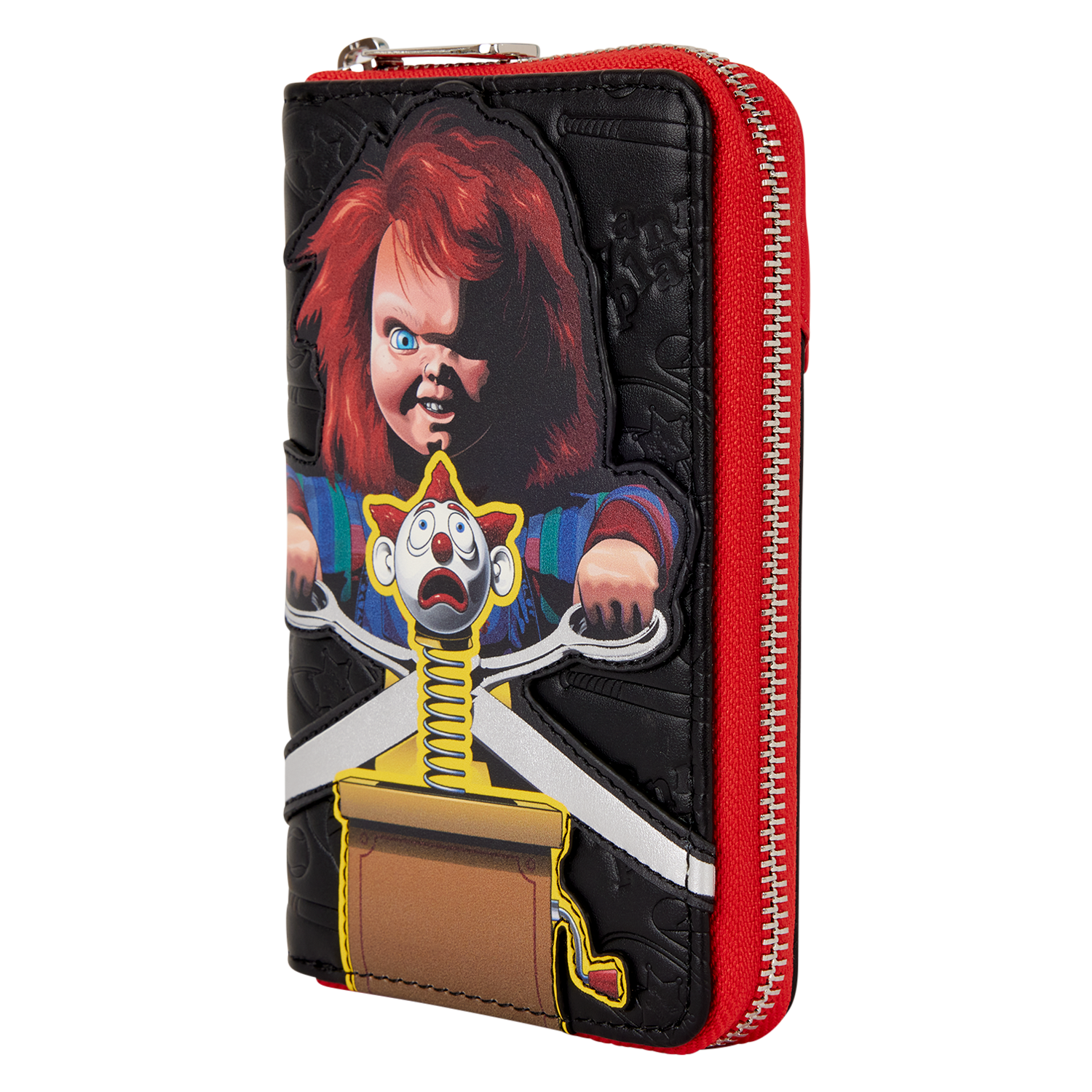 Chucky Clown Cosplay Zip Around Wallet