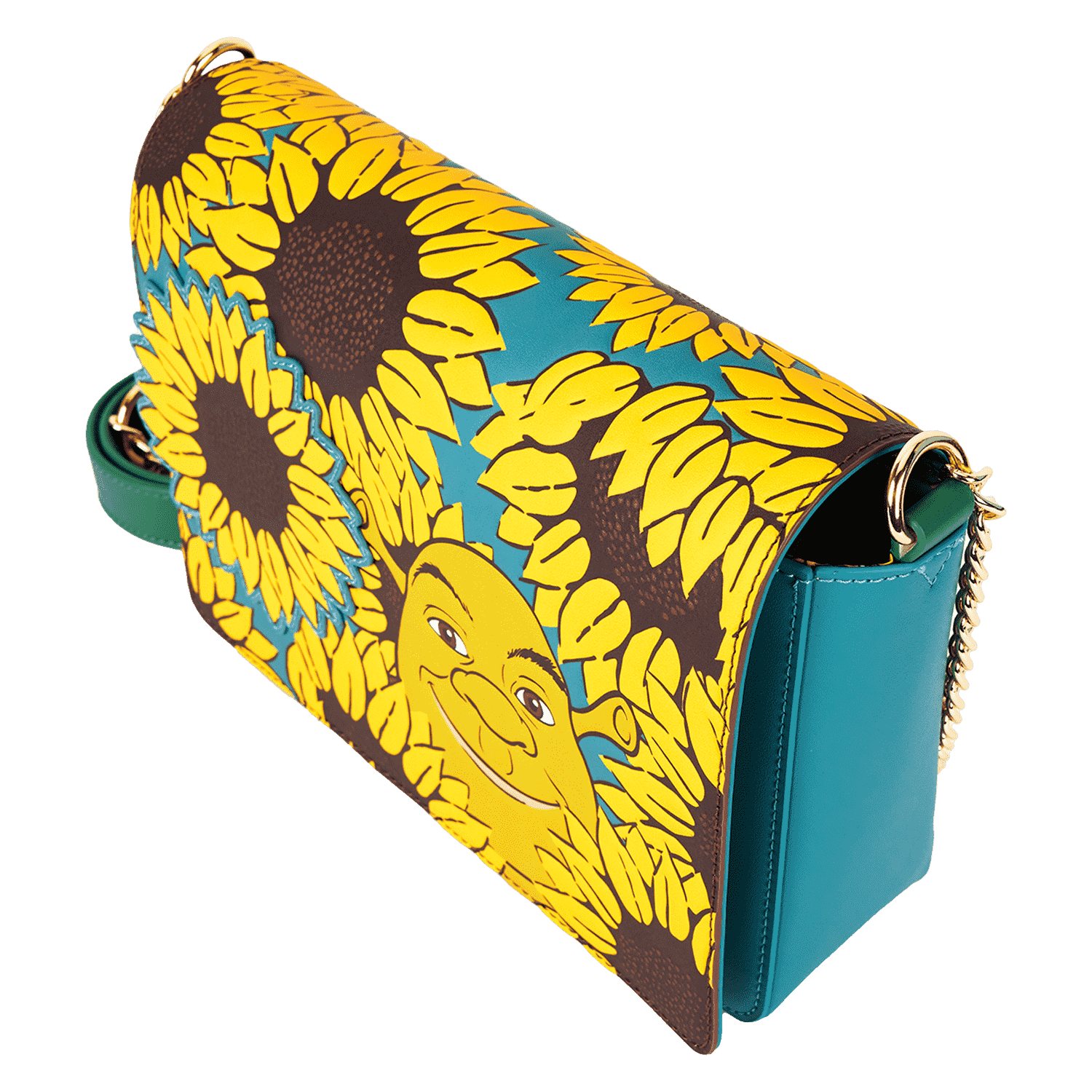 Shrek & Donkey Sunflower Field Crossbody Bag