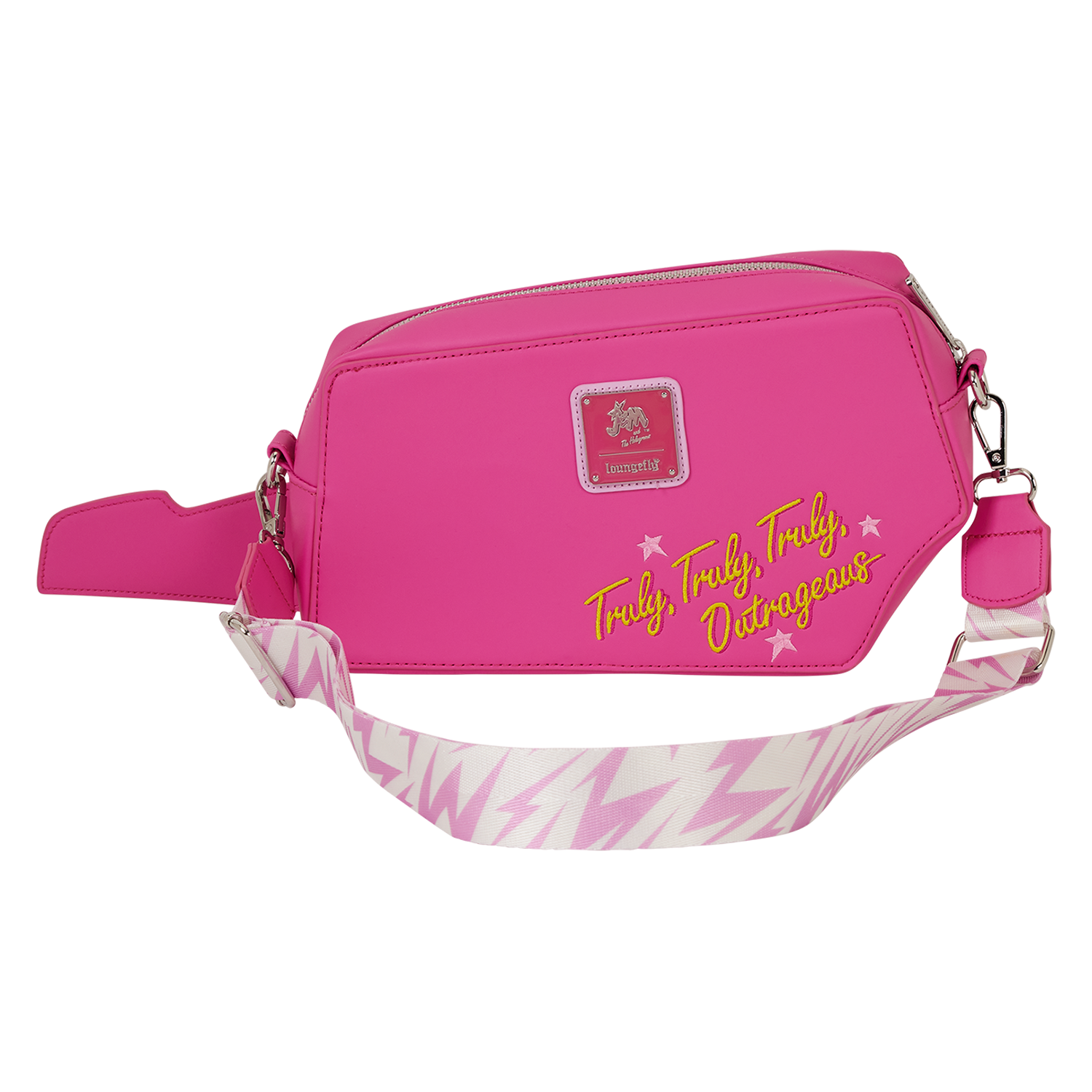 Jem and the Holograms Figural Keytar Glow Crossbody Bag