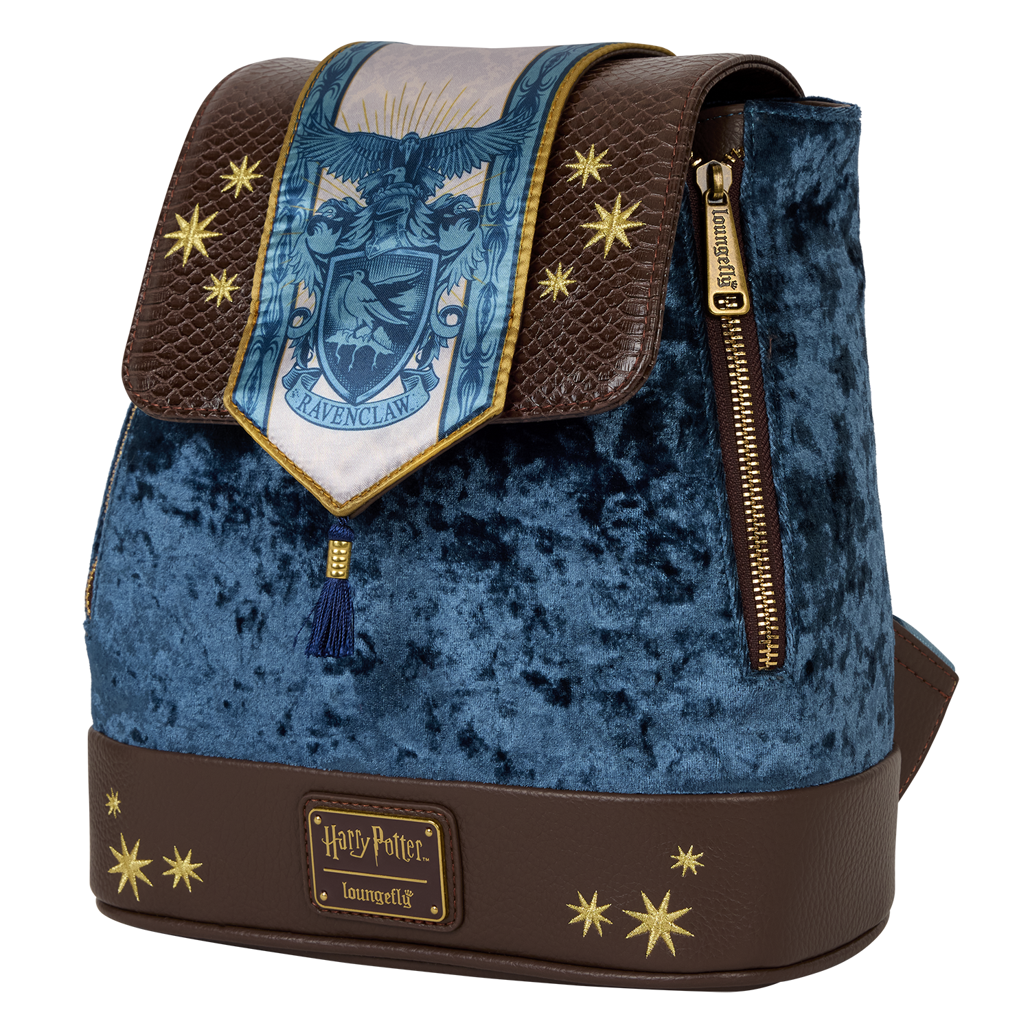 Exclusive Harry Potter Ravenclaw Banner Velvet Mini Backpack