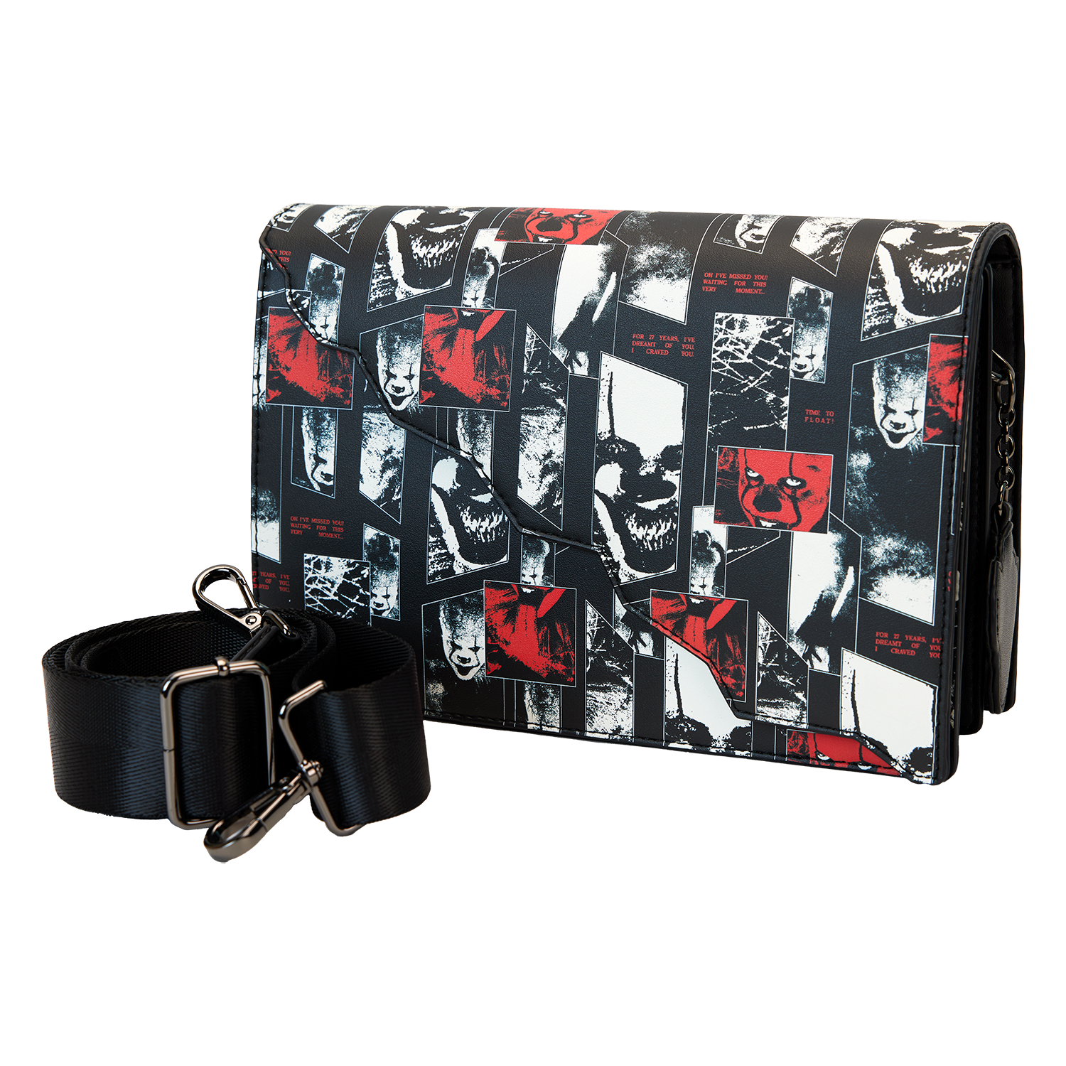I Heart Horror It Pennywise Glow Crossbody Bag