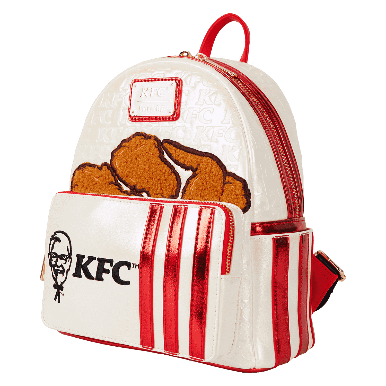 KFC Chicken Bucket Sherpa Mini Backpack