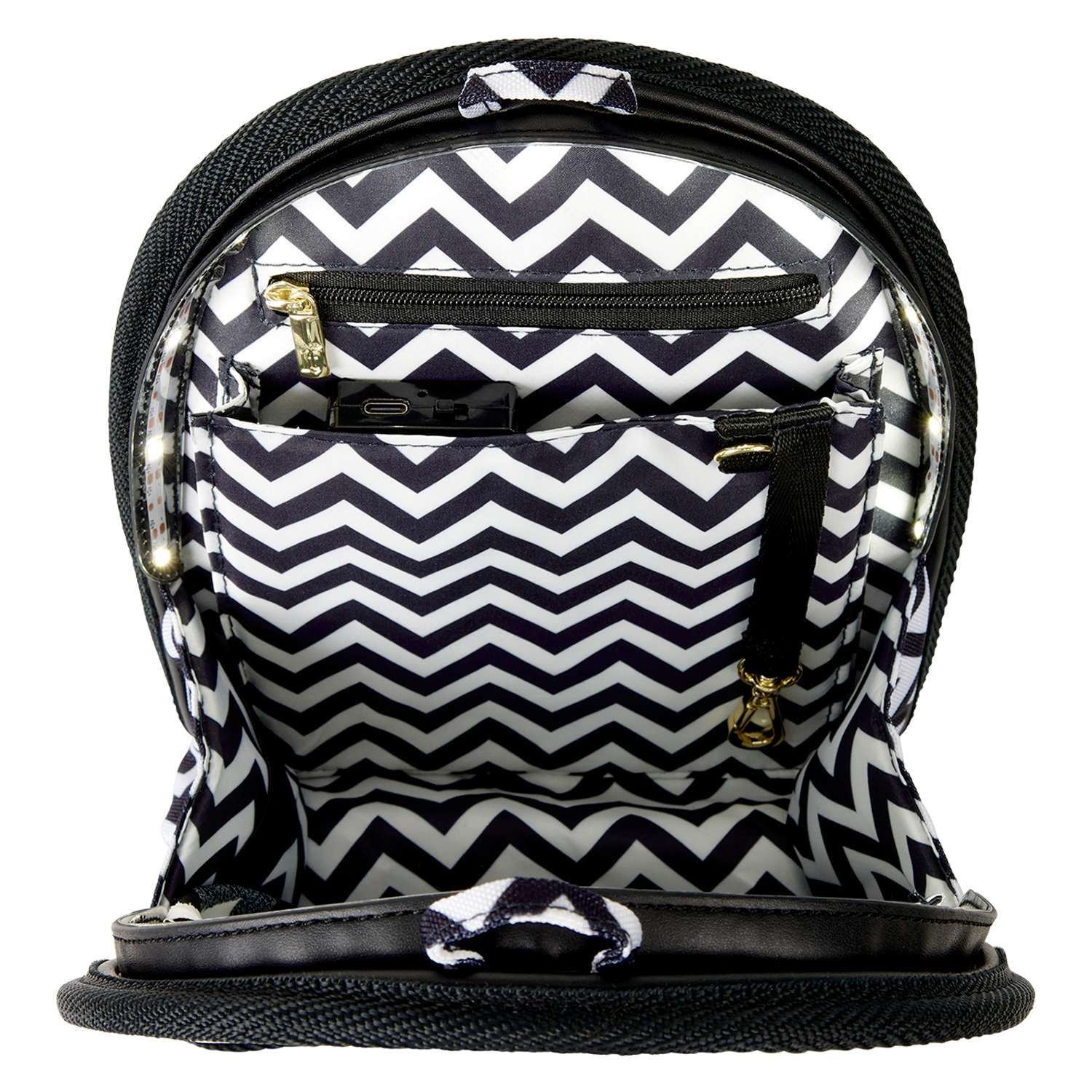 Loungefly Chevron Light-Up Mini Backpack Bag Organizer Insert