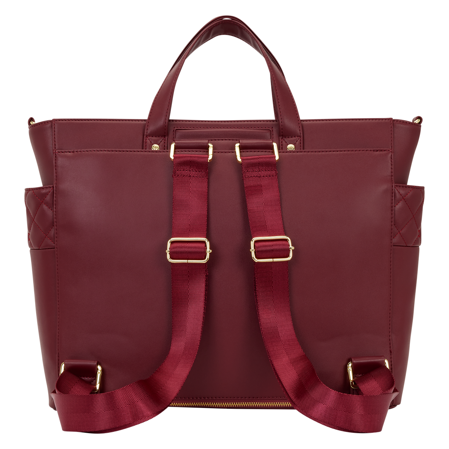 Loungefly The Mo Red Convertible Backpack & Tote Crossbody Pin Trader Bag
