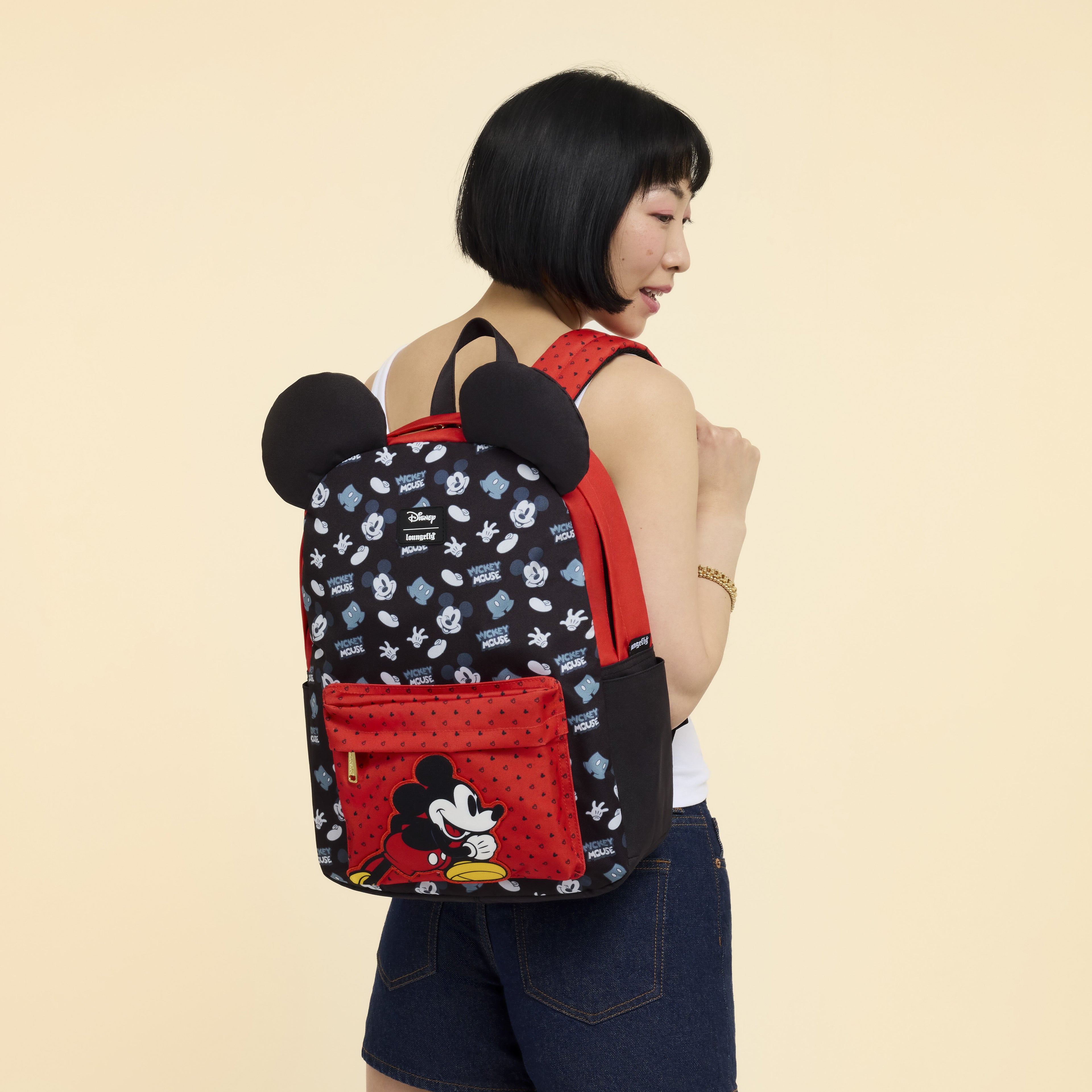 Mickey Mouse All-Over Print Full-Size Backpack