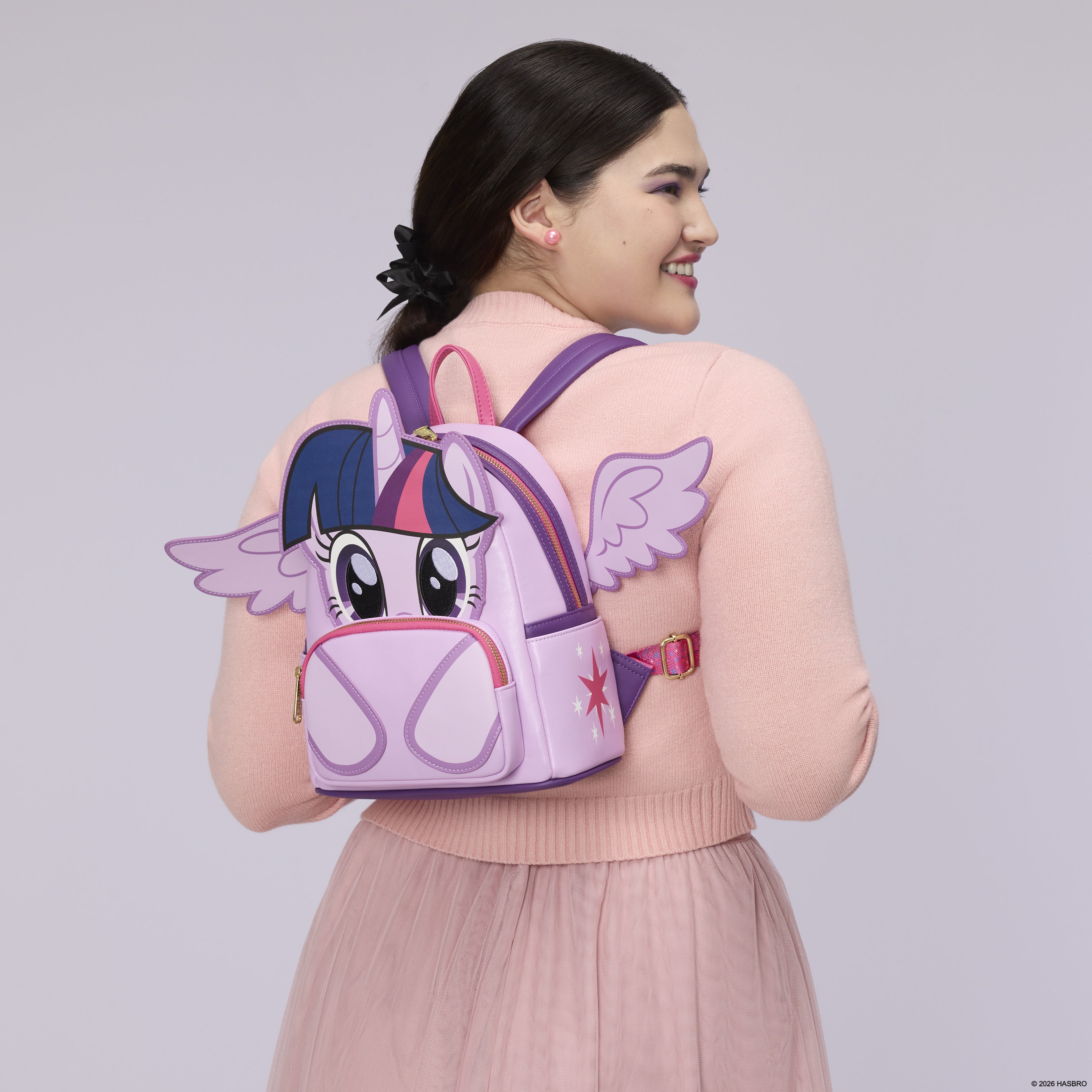 My Little Pony Twilight Sparkle Cosplay Glitter Mini Backpack