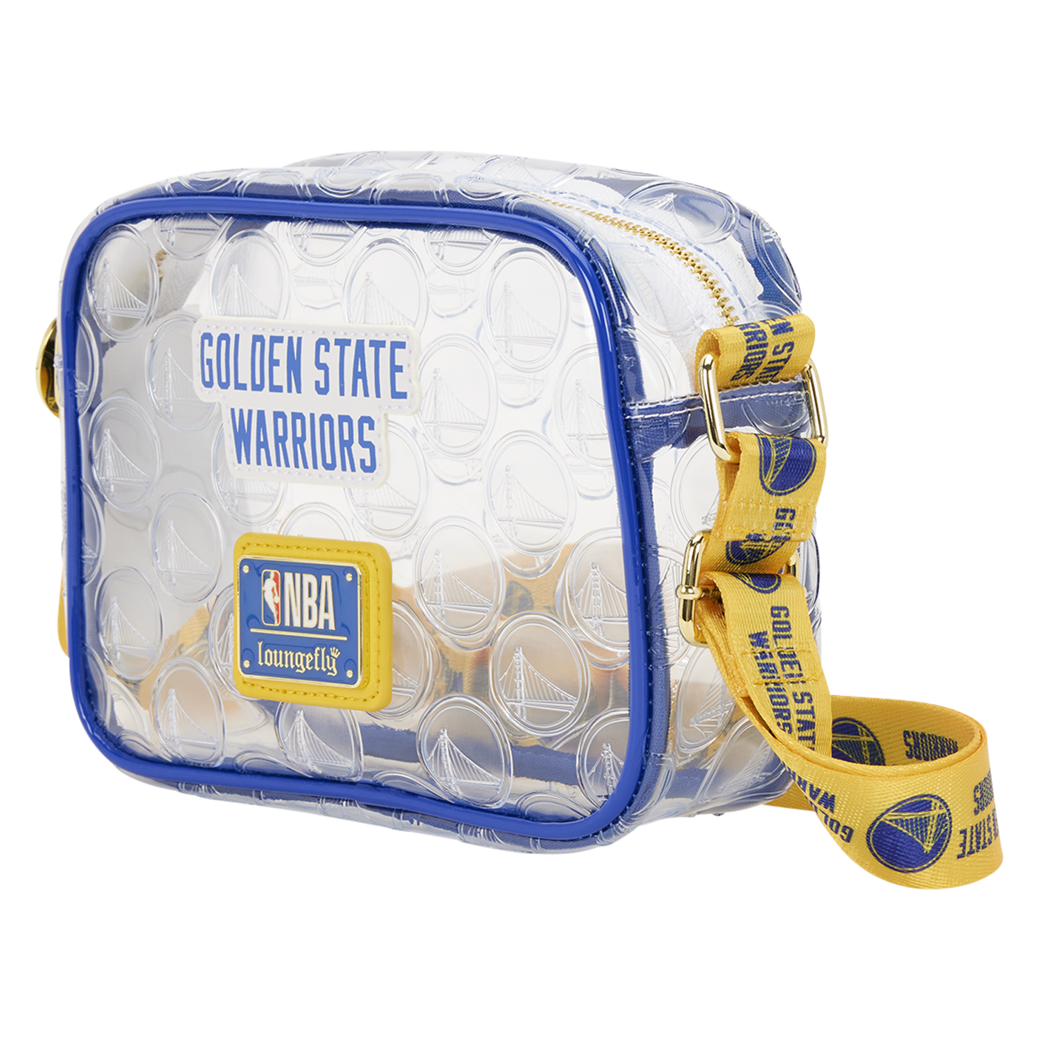 NBA Golden State Warriors Clear Crossbody Stadium Bag