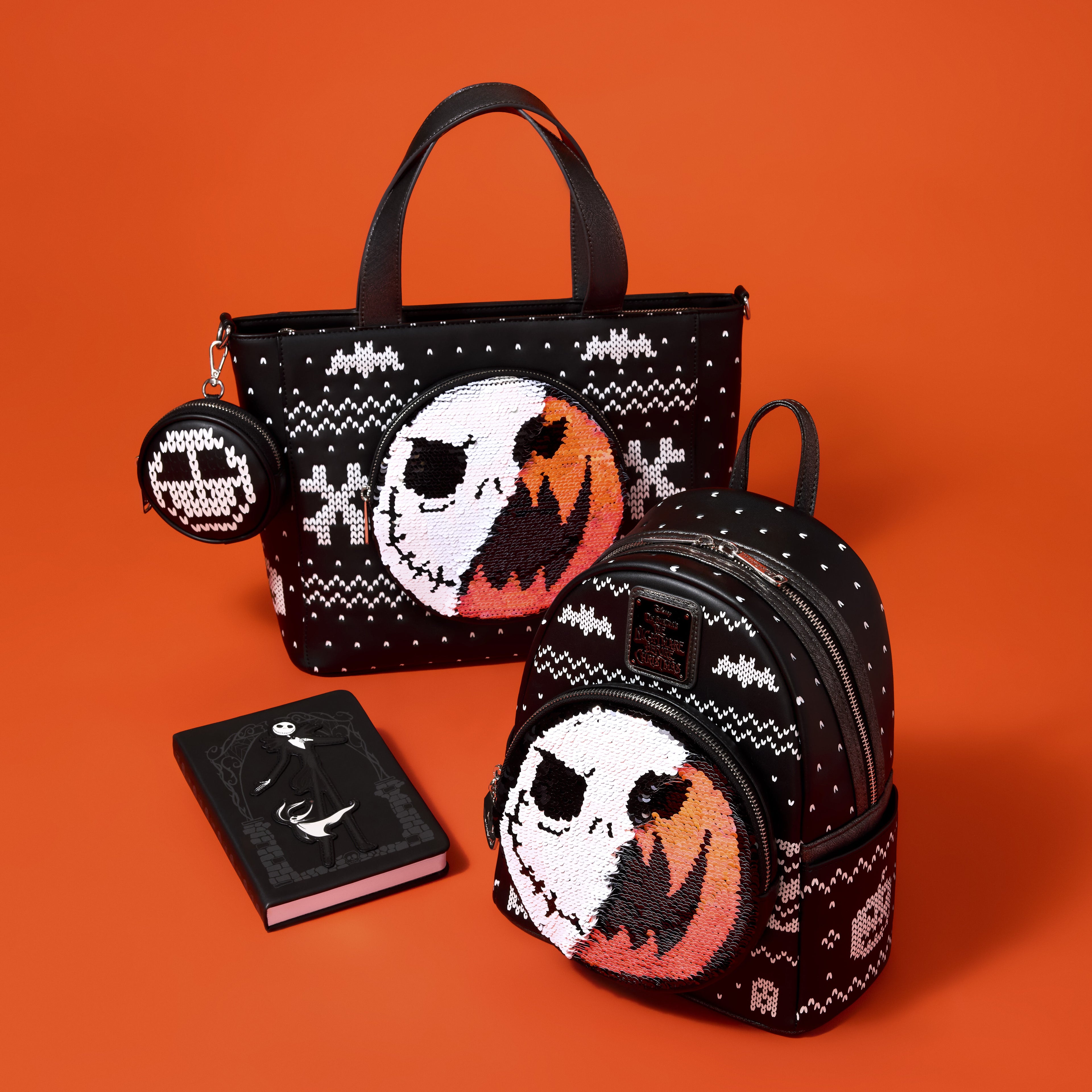 The Nightmare Before Christmas Jack Skellington Reversible Sequins Mini Backpack