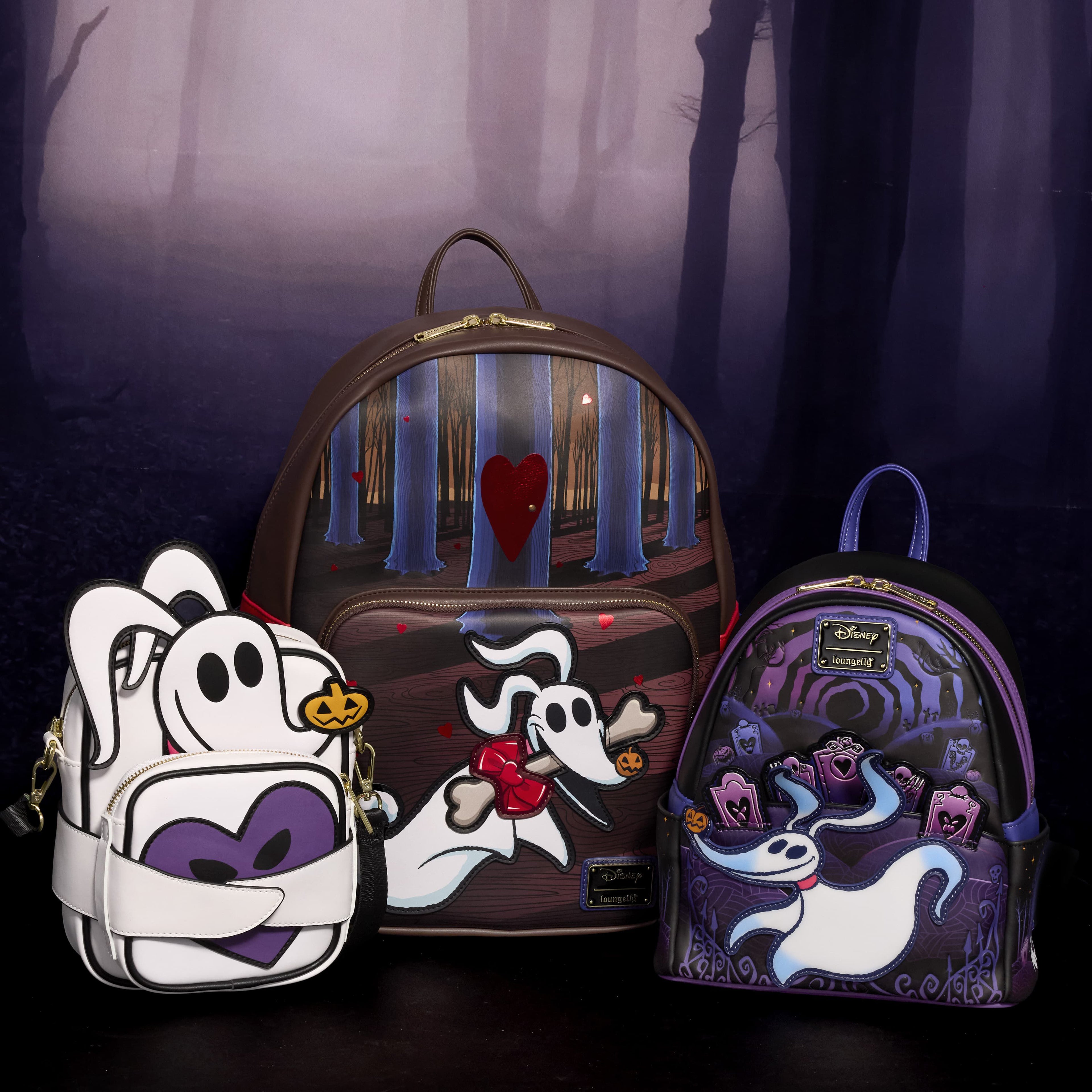 The Nightmare Before Christmas Zero Holiday Doors Full-Size Backpack
