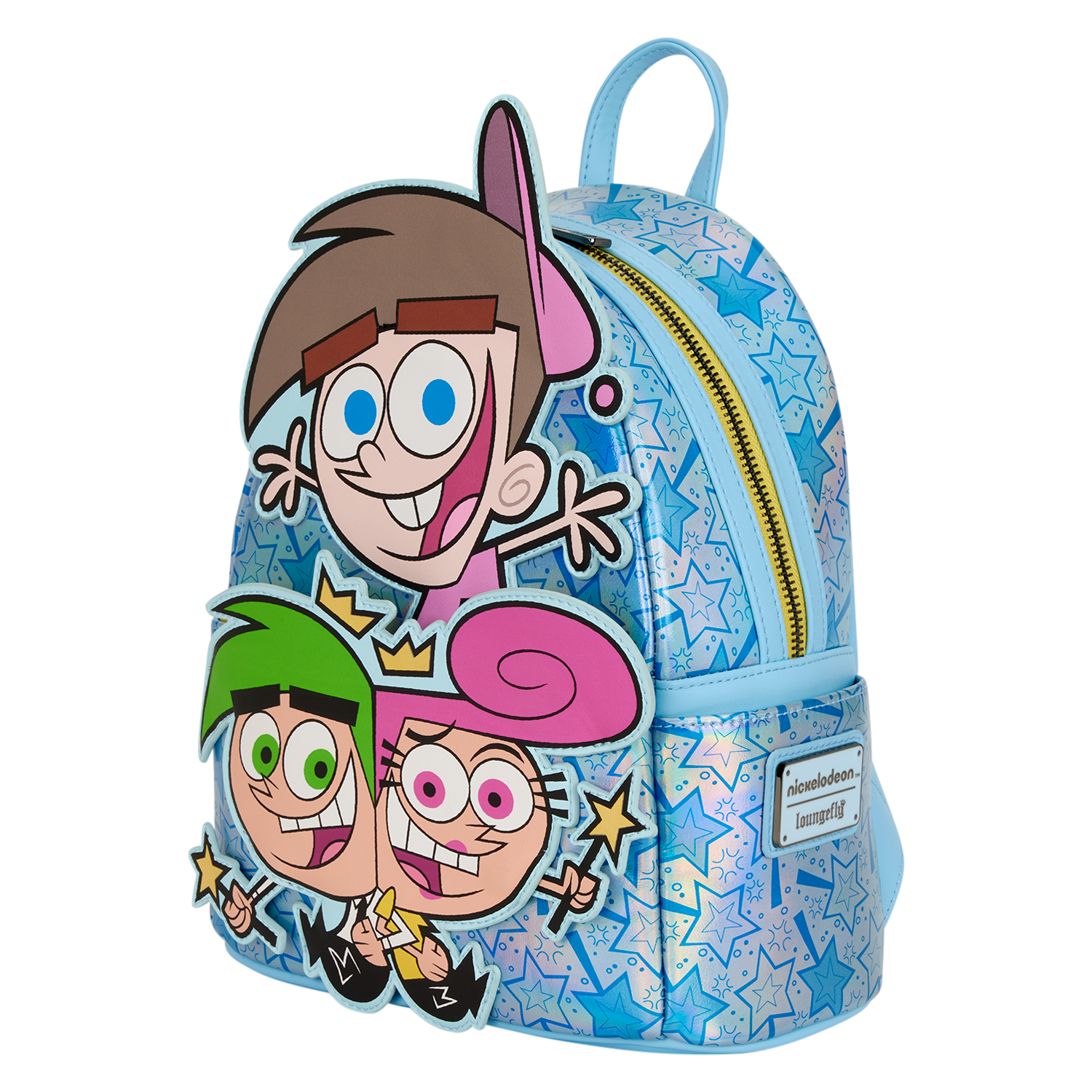 NYCC Limited Edition The Fairly OddParents Timmy, Cosmo, & Wanda Glow Mini Backpack