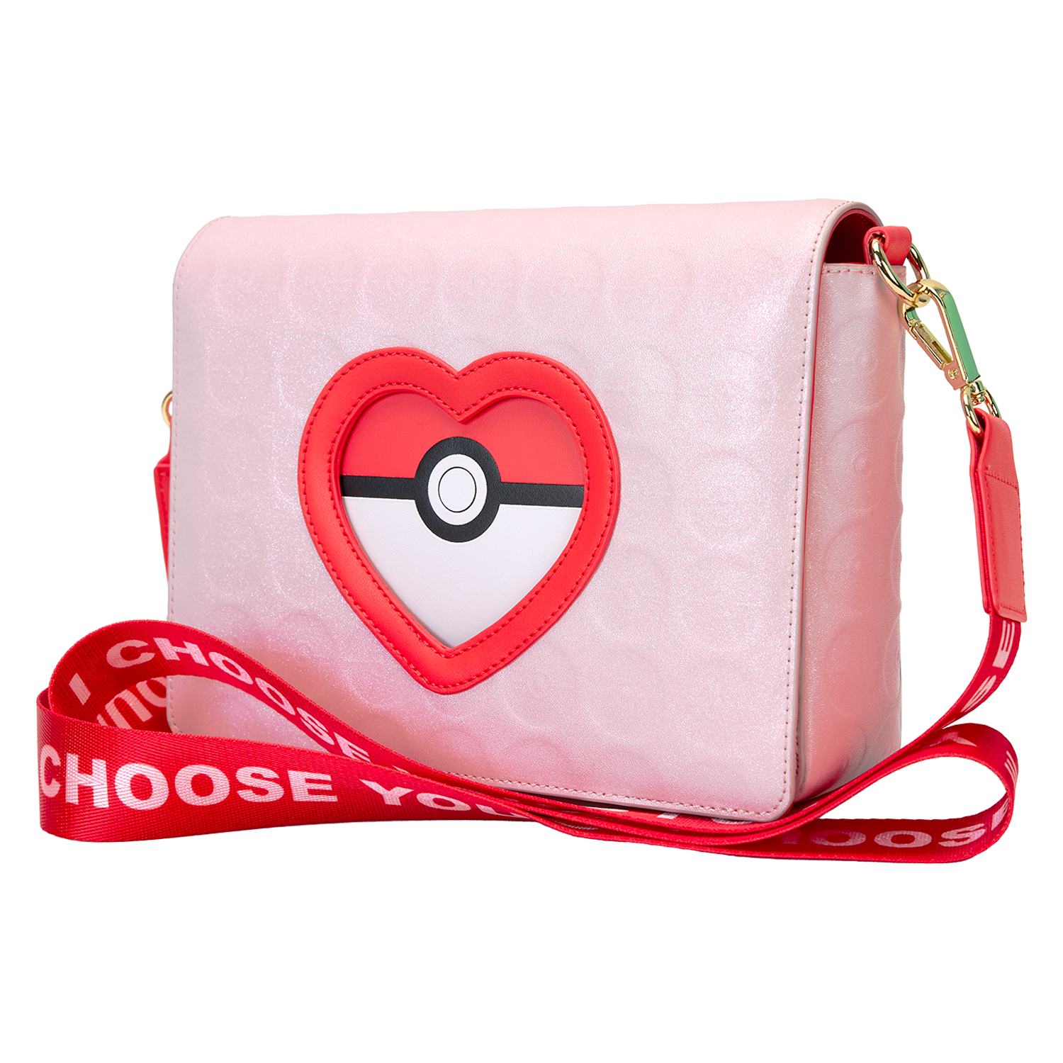 Pokémon Exclusive I Choose You Hearts Crossbody Bag