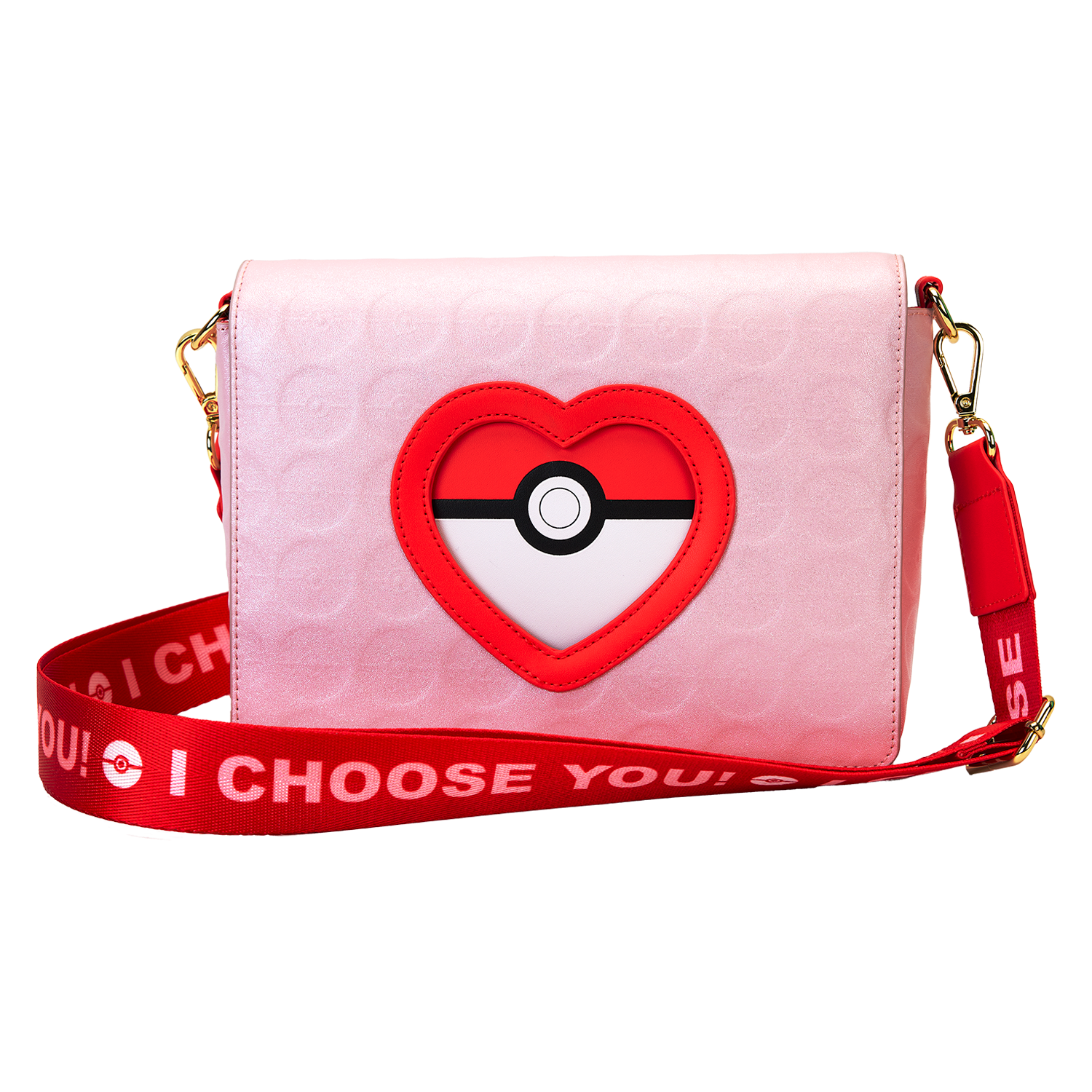Pokémon Exclusive I Choose You Hearts Crossbody Bag
