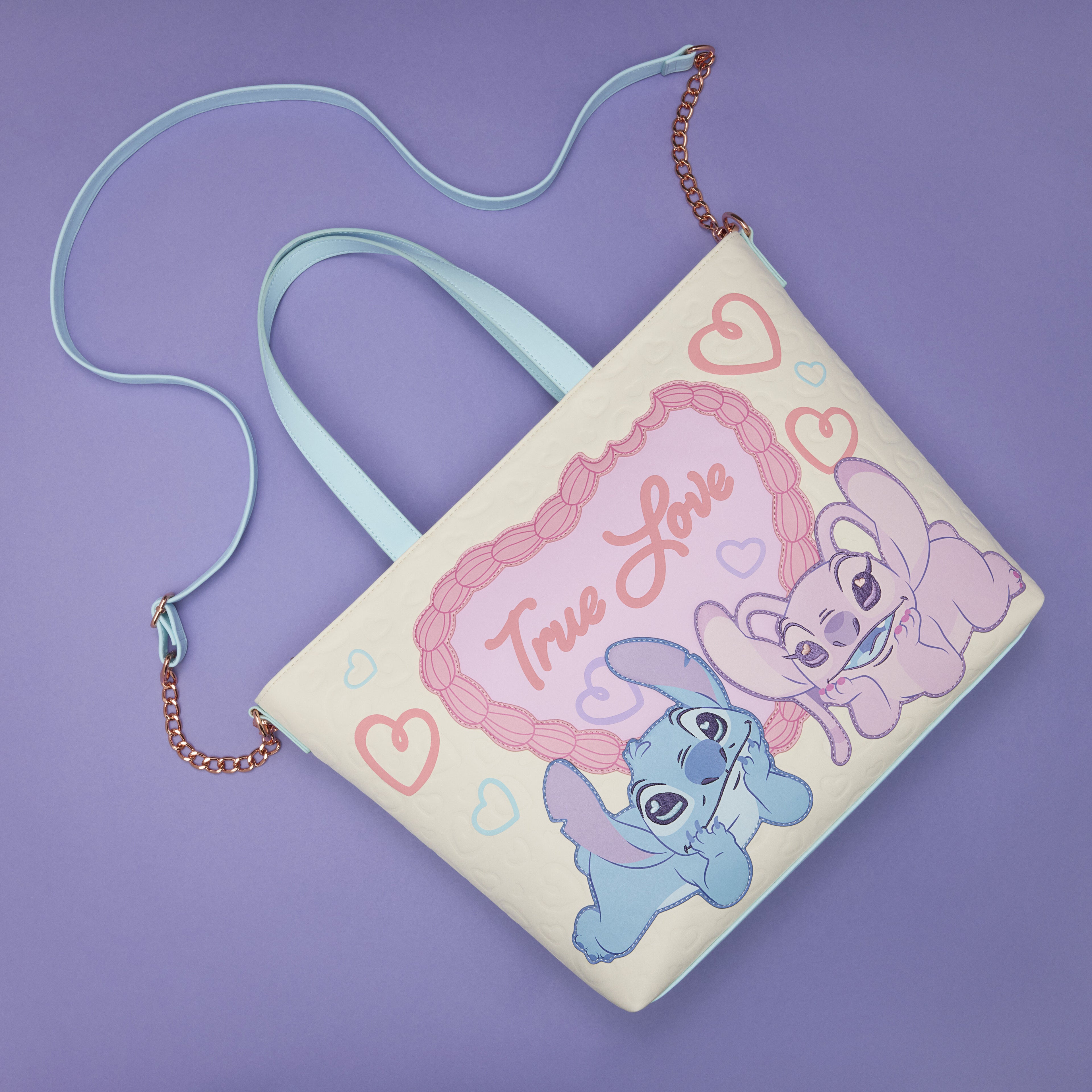 Stitch & Angel True Love Tote Crossbody Bag