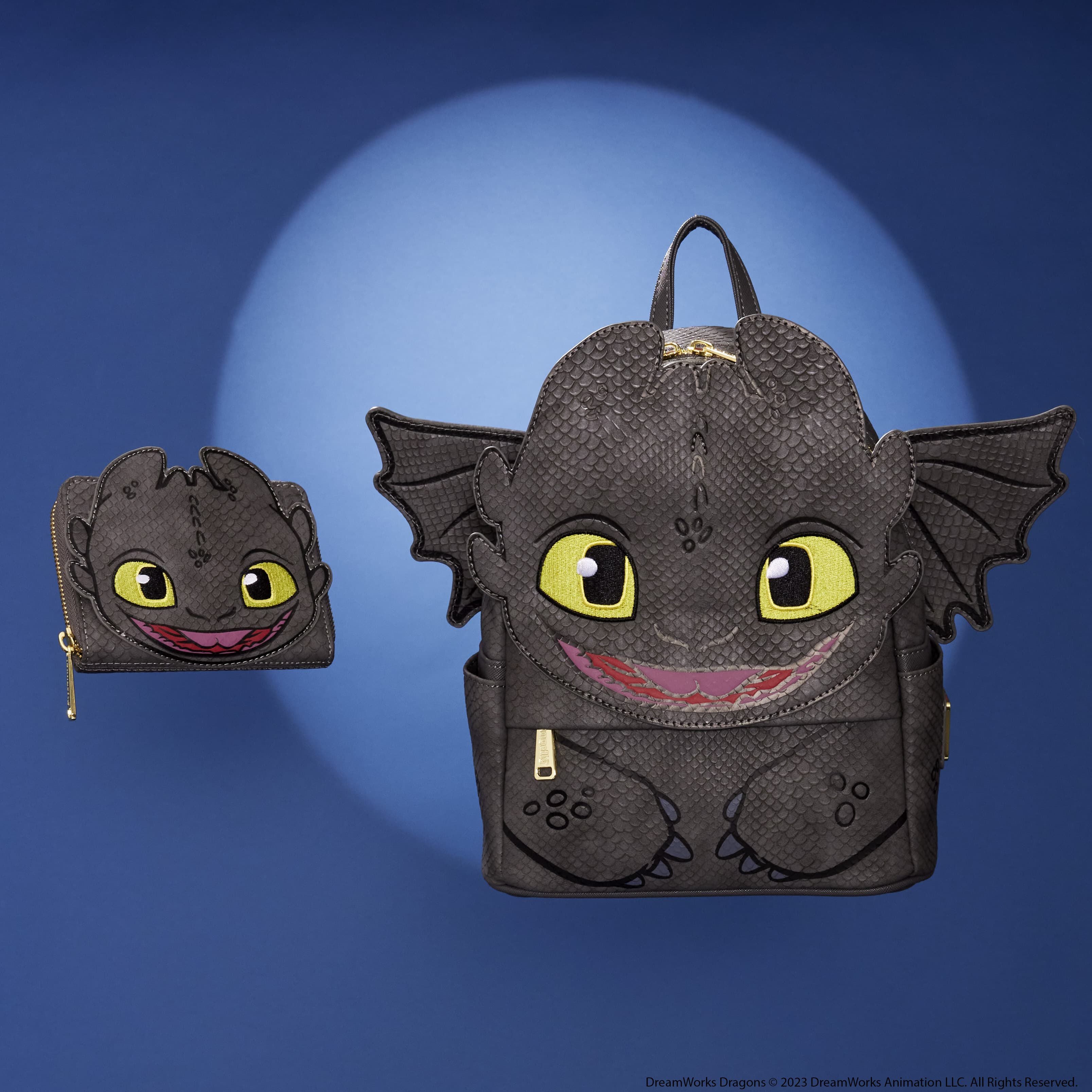 How to Train Your Dragon Toothless Cosplay Mini Backpack