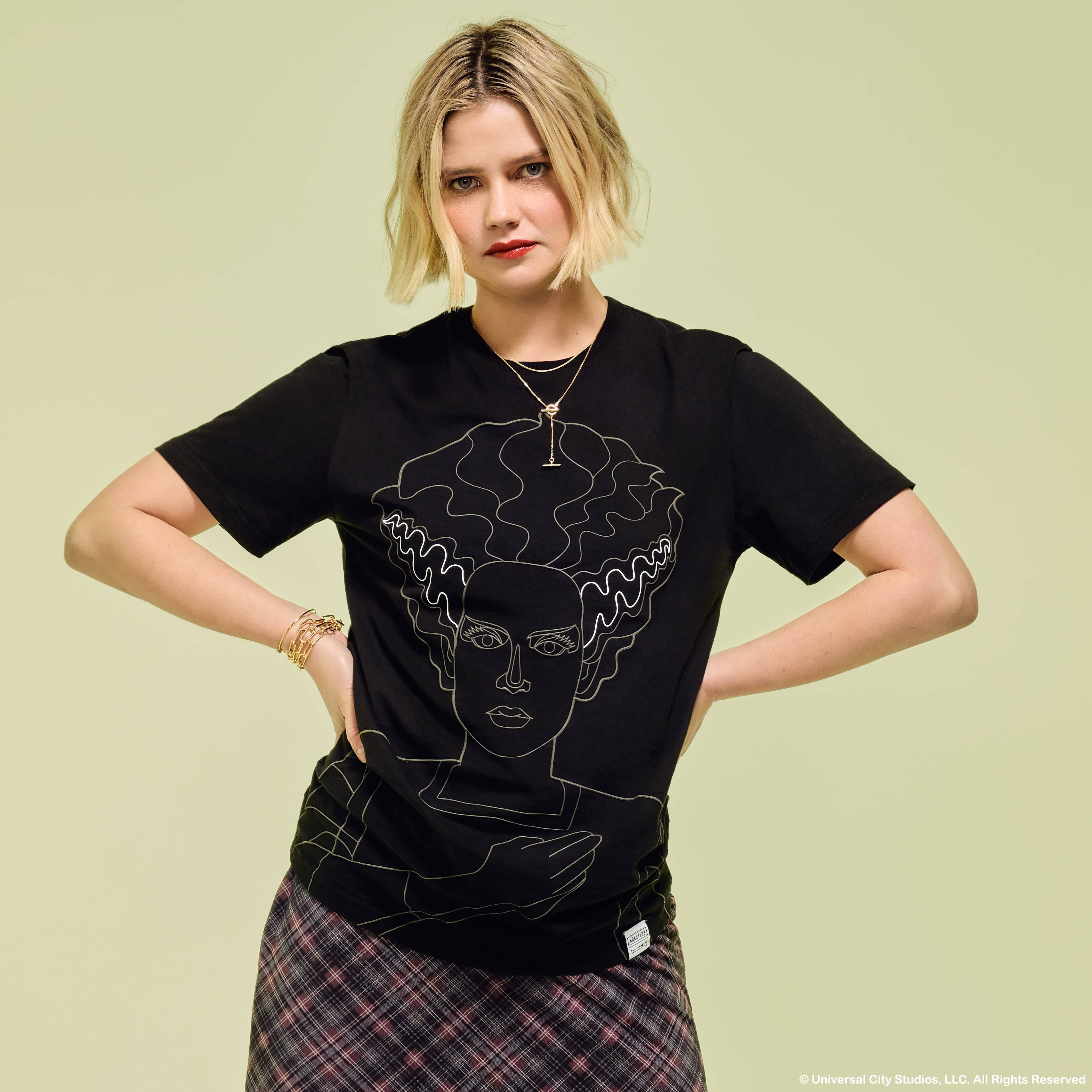 Universal Monsters The Bride Of Frankenstein Unisex Tee