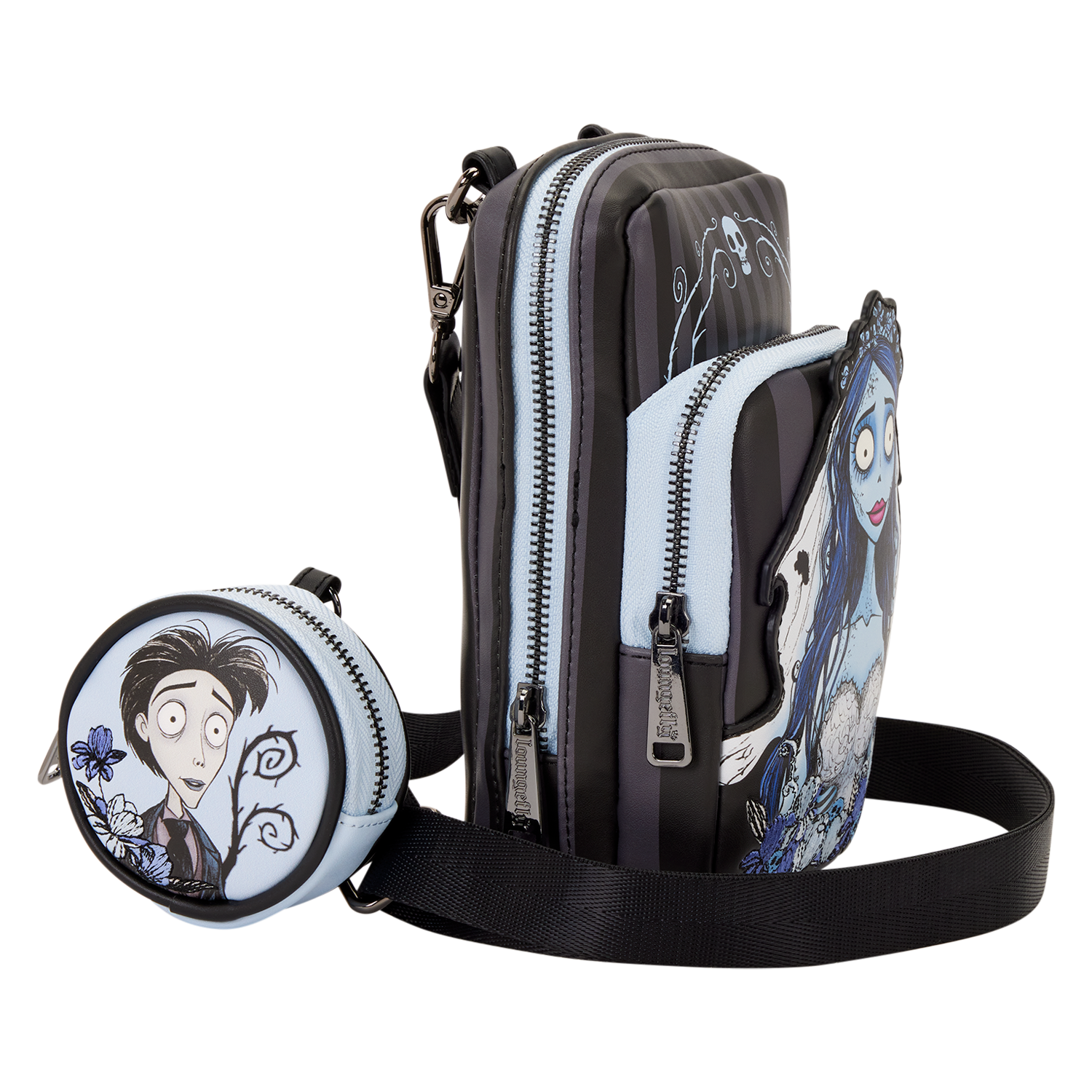 Corpse Bride Emily Sling Crossbody Bag with Coin Bag