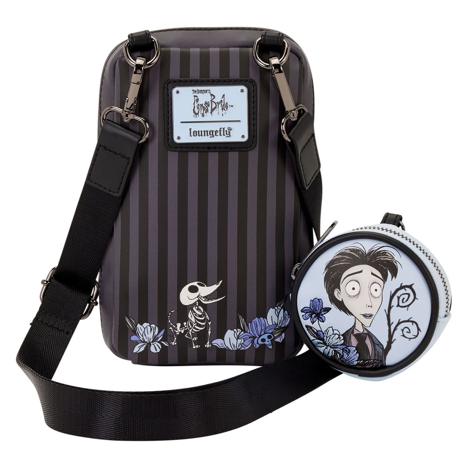 Corpse Bride Emily Sling Crossbody Bag with Coin Bag