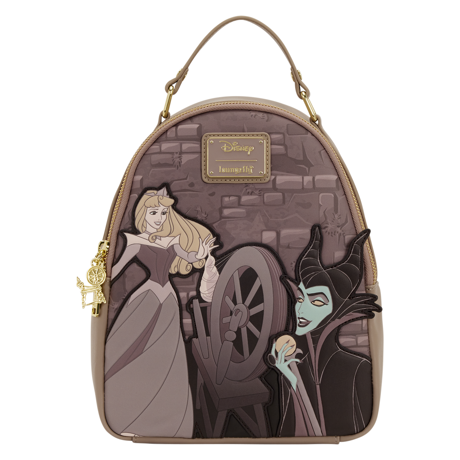 Sleeping Beauty & Maleficent Spinning Wheel Mini Backpack