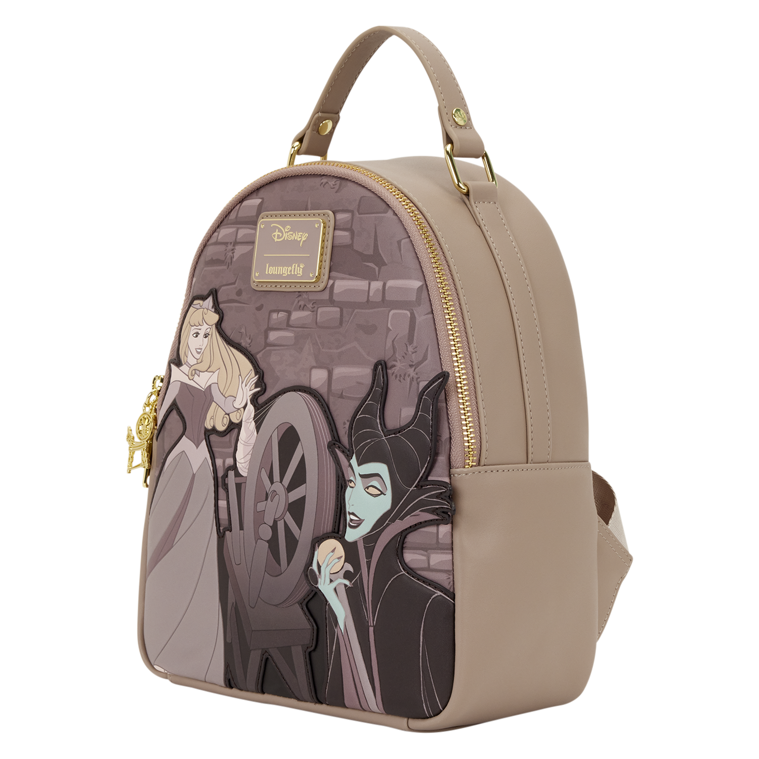 Sleeping Beauty & Maleficent Spinning Wheel Mini Backpack