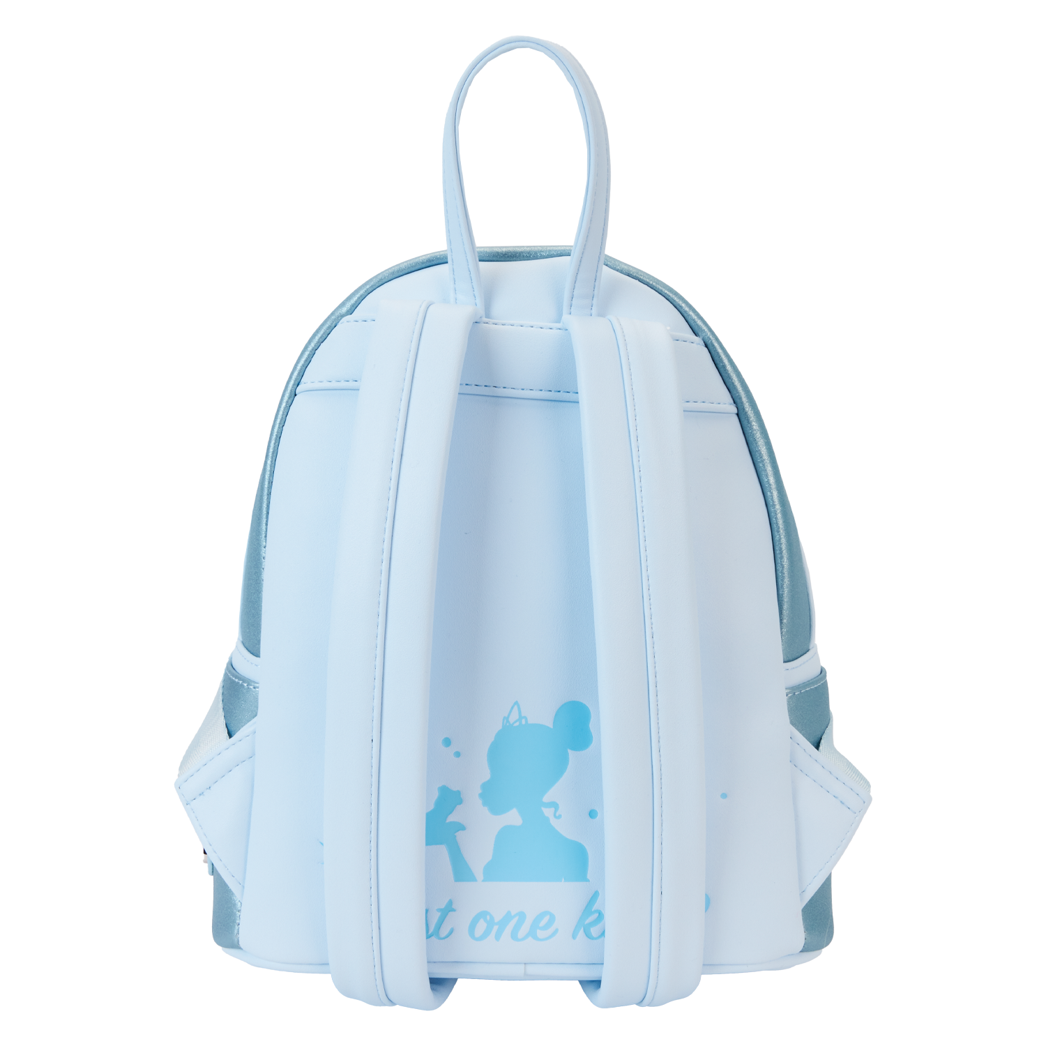 The Princess and the Frog Tiana Blue Gown Glitter Cosplay Mini Backpack