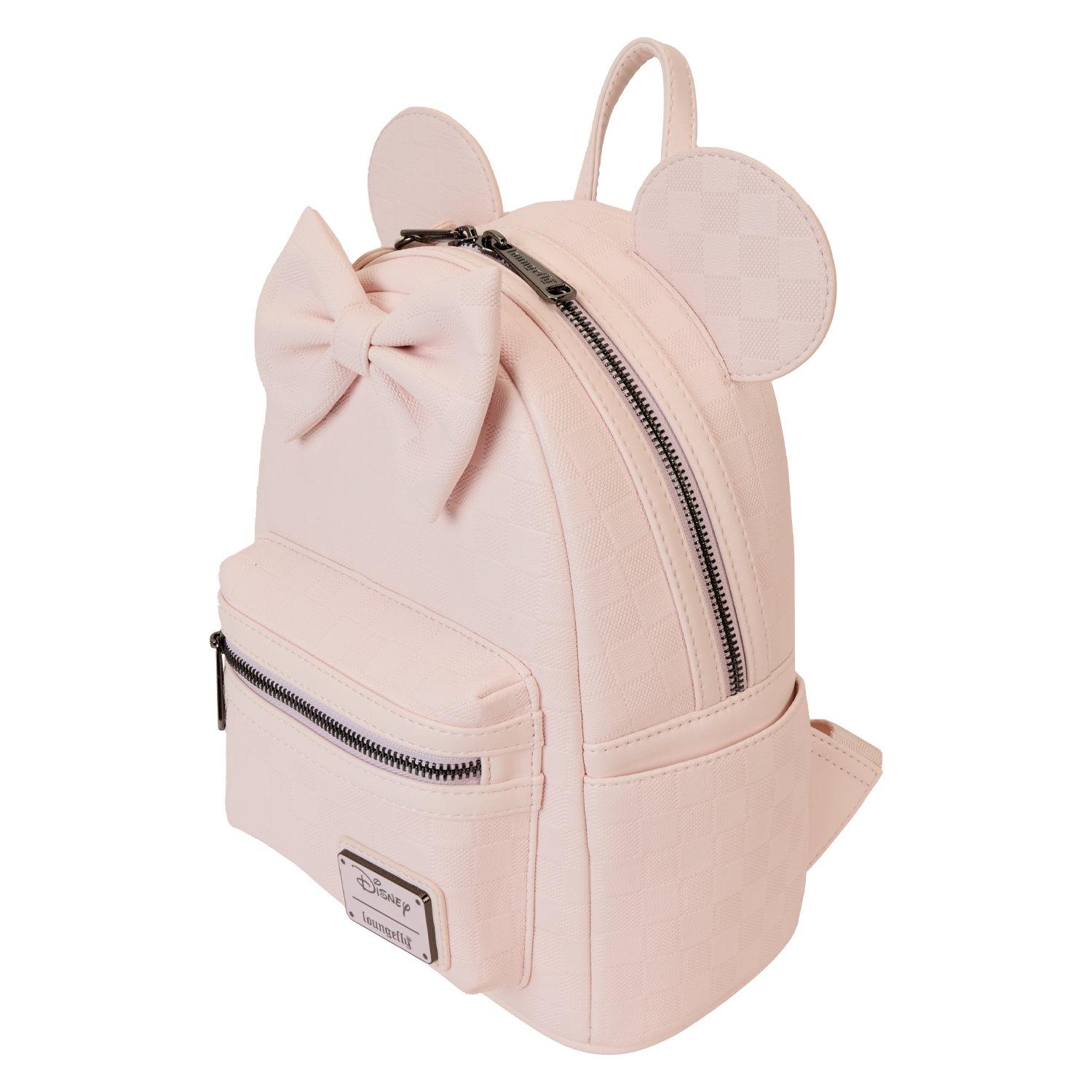 Minnie Mouse Checkered Texture Mini Backpack