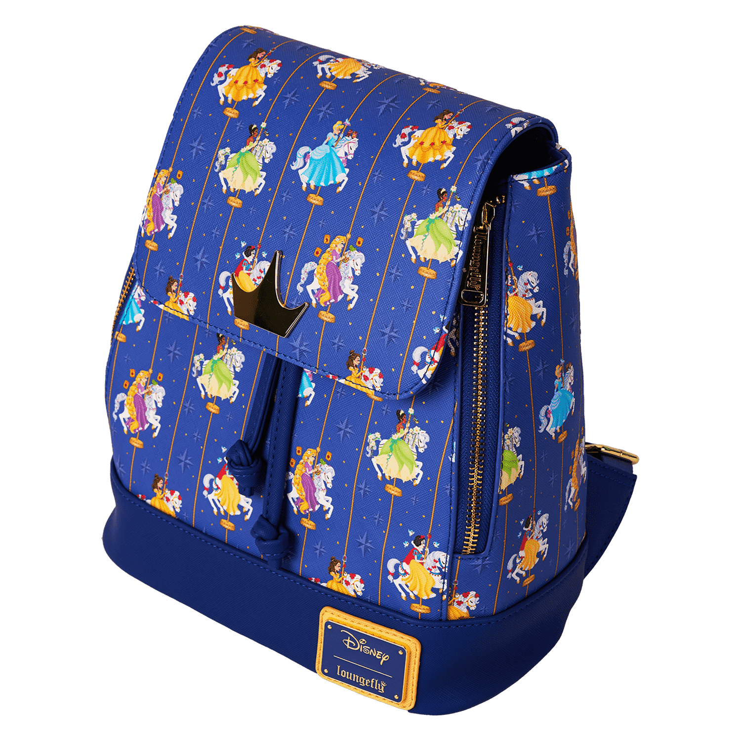 Disney Princess Carousel All-Over Print Drawstring Mini Backpack