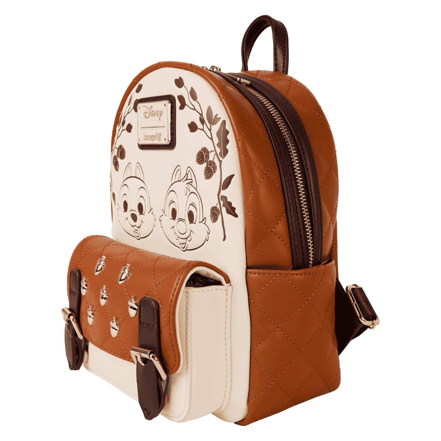 Chip 'n' Dale Acorn Quilted Texture Mini Backpack