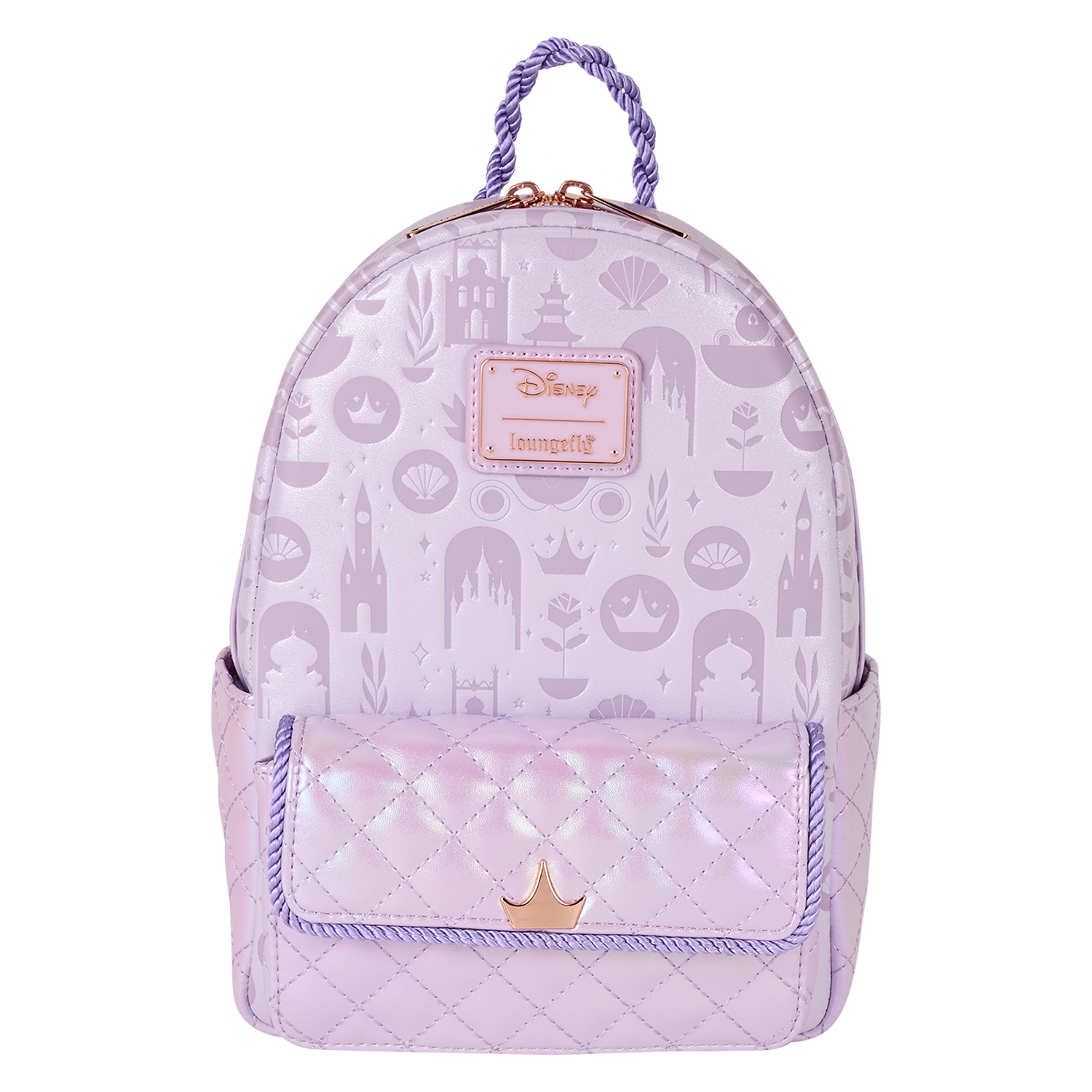 Disney Princess Iridescent All-Over Print Exclusive Mini Backpack