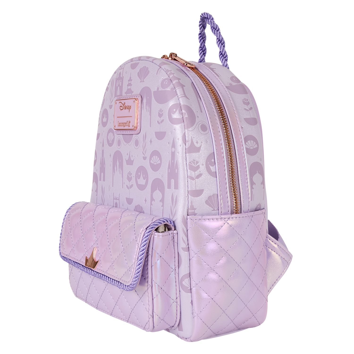 Disney Princess Iridescent All-Over Print Exclusive Mini Backpack