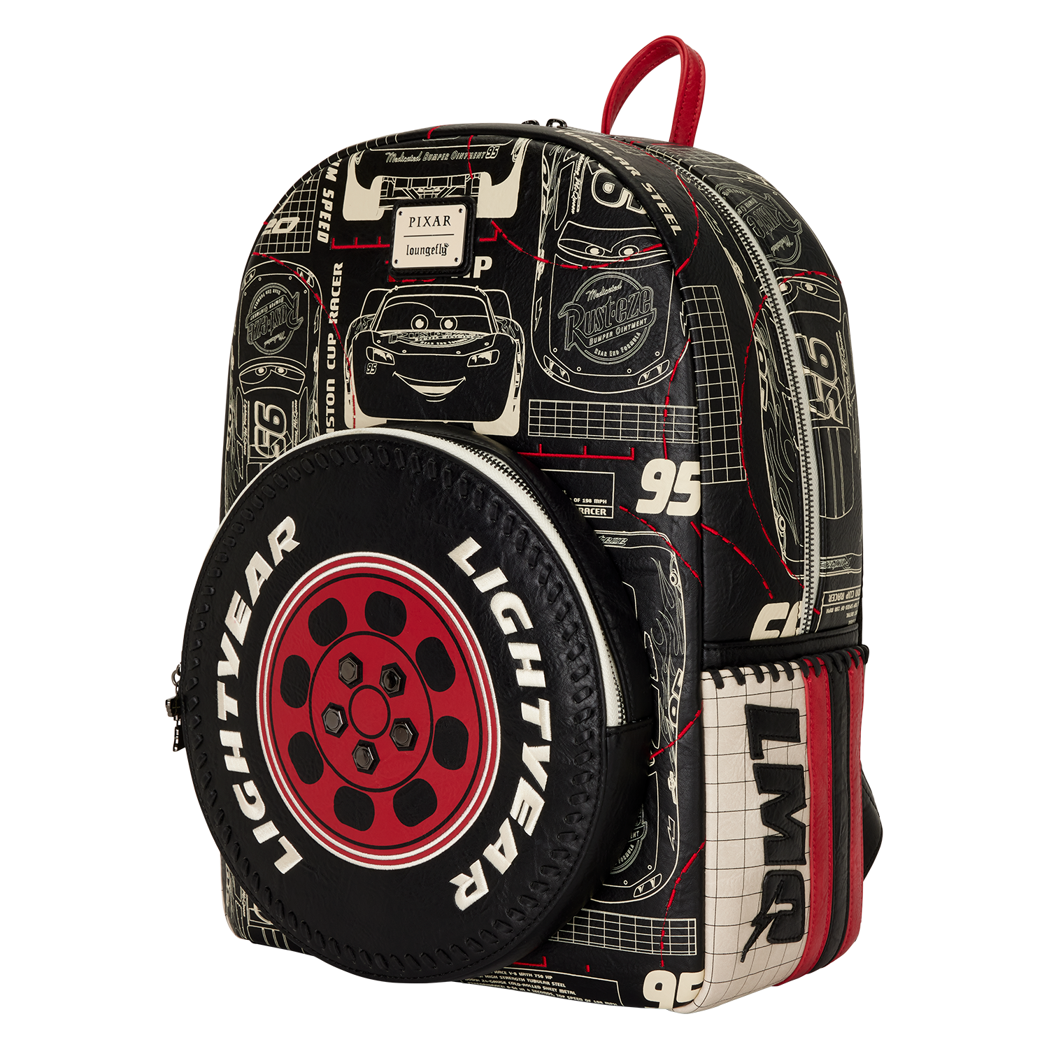 Cars Lightning McQueen Full-Size Backpack
