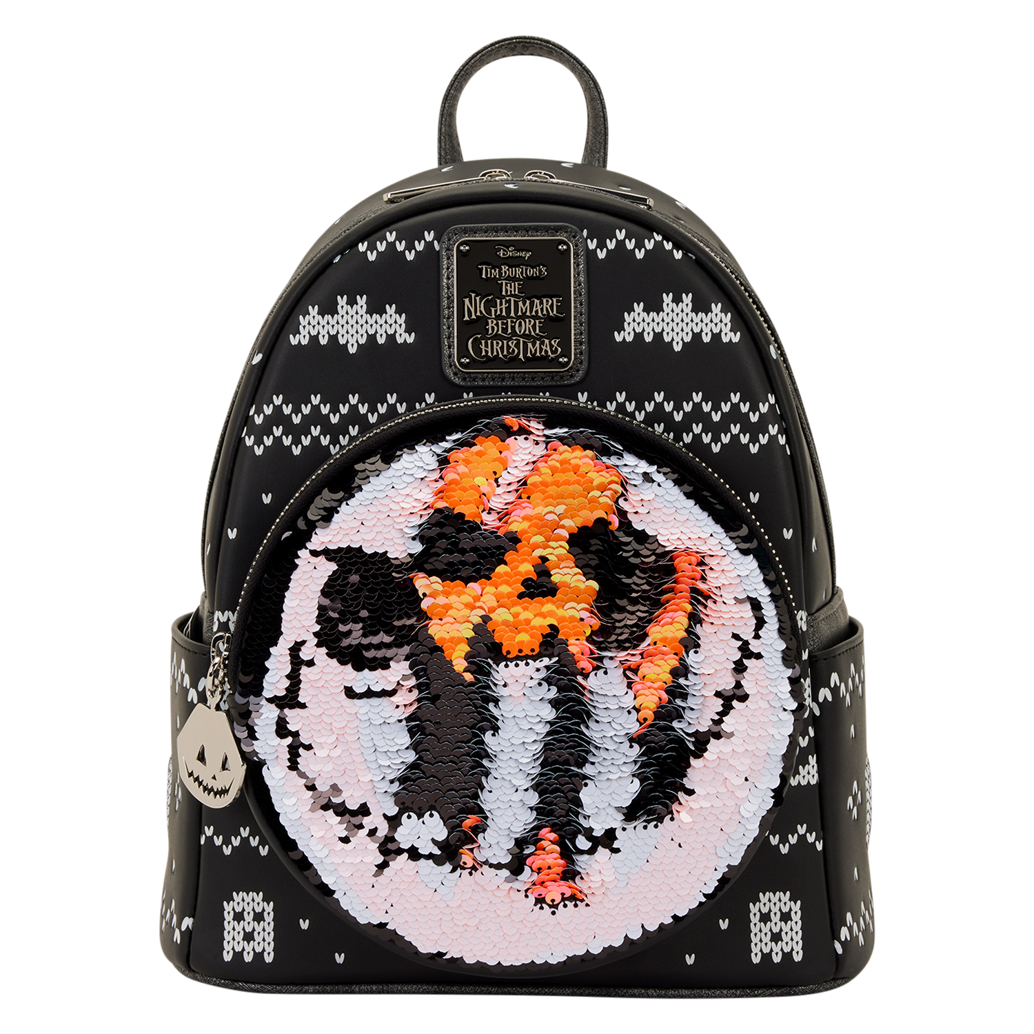 The Nightmare Before Christmas Jack Skellington Reversible Sequins Mini Backpack