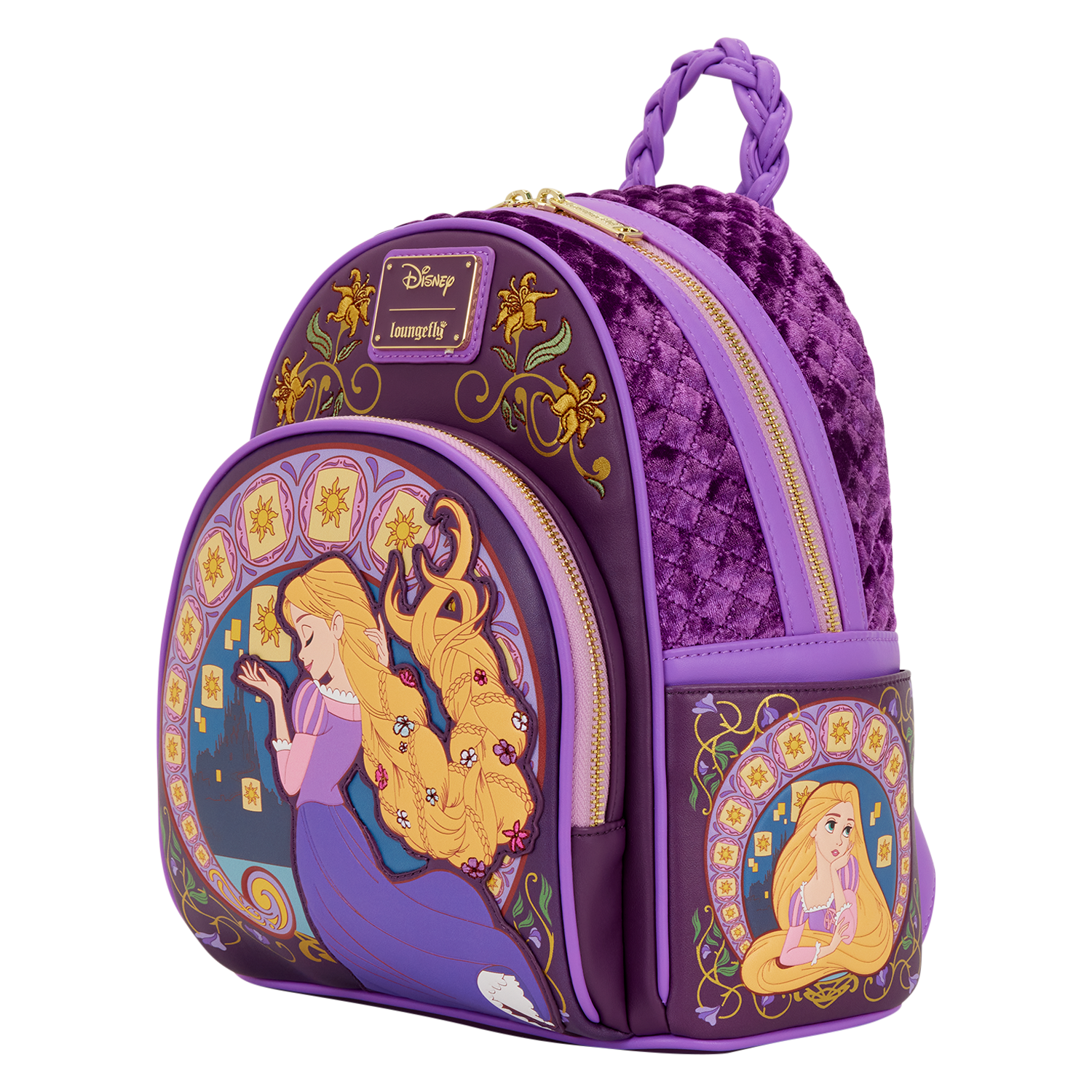 Tangled Rapunzel Exclusive Lanterns Quilted Mini Backpack