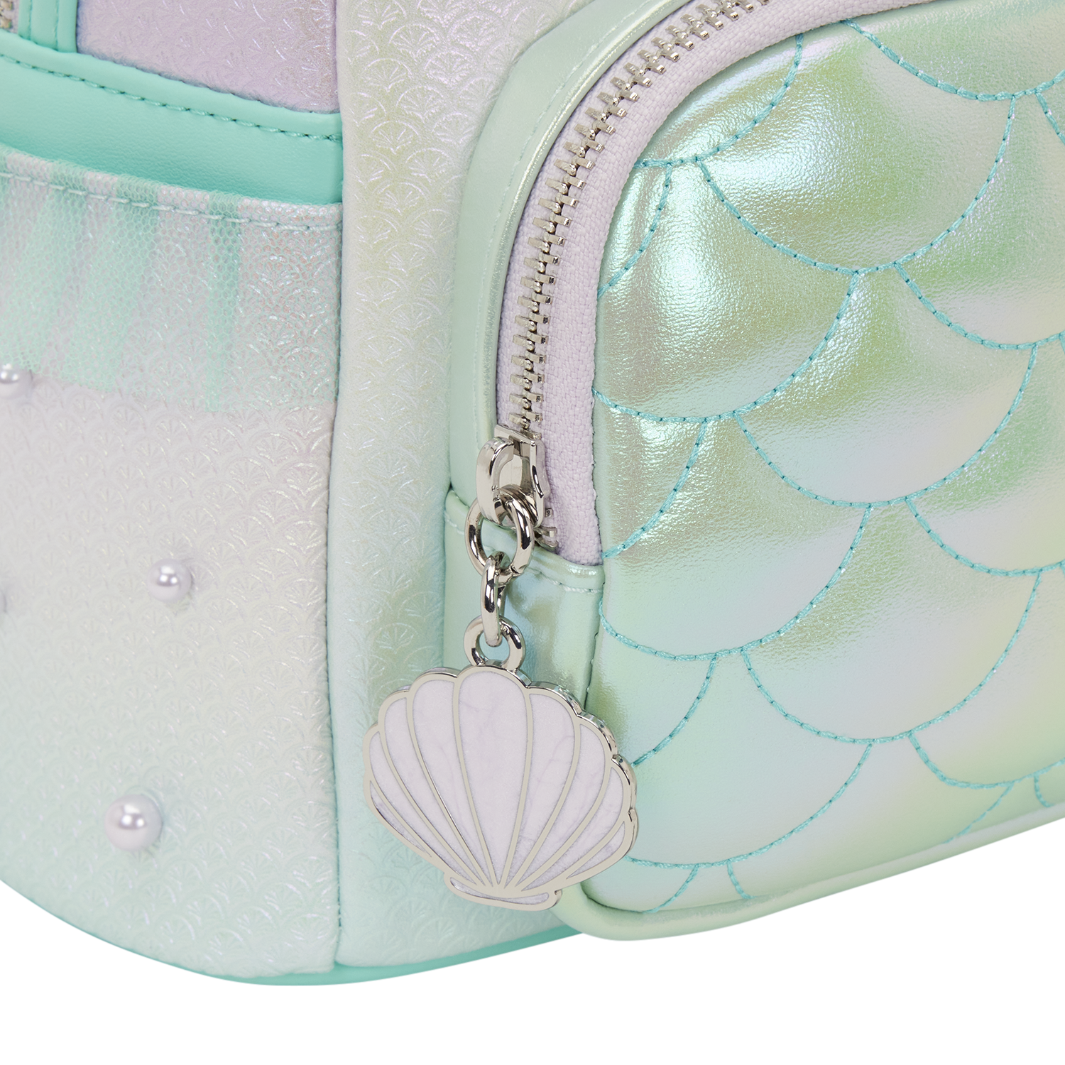 The Little Mermaid Iridescent Pearl Mini Backpack