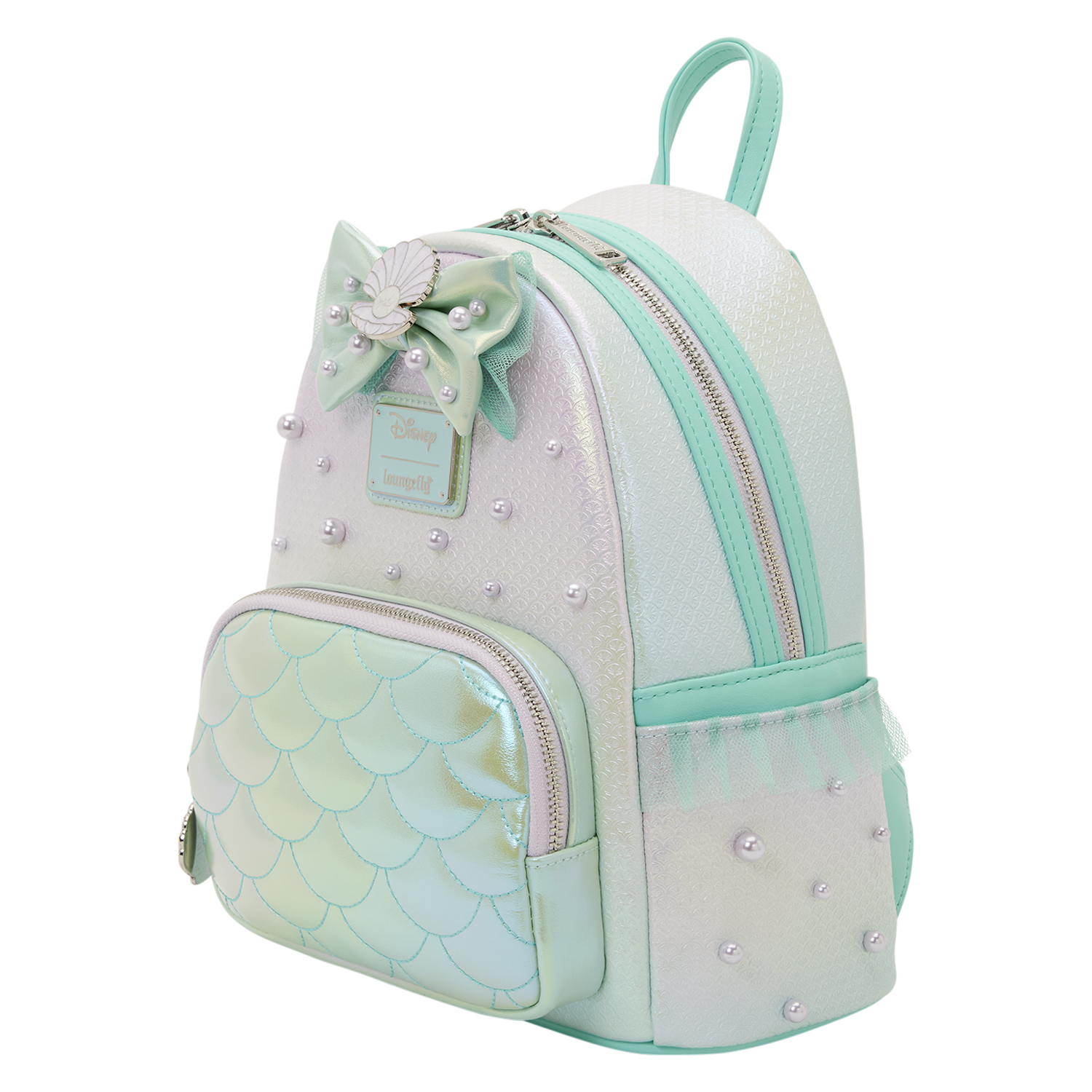 The Little Mermaid Iridescent Pearl Mini Backpack