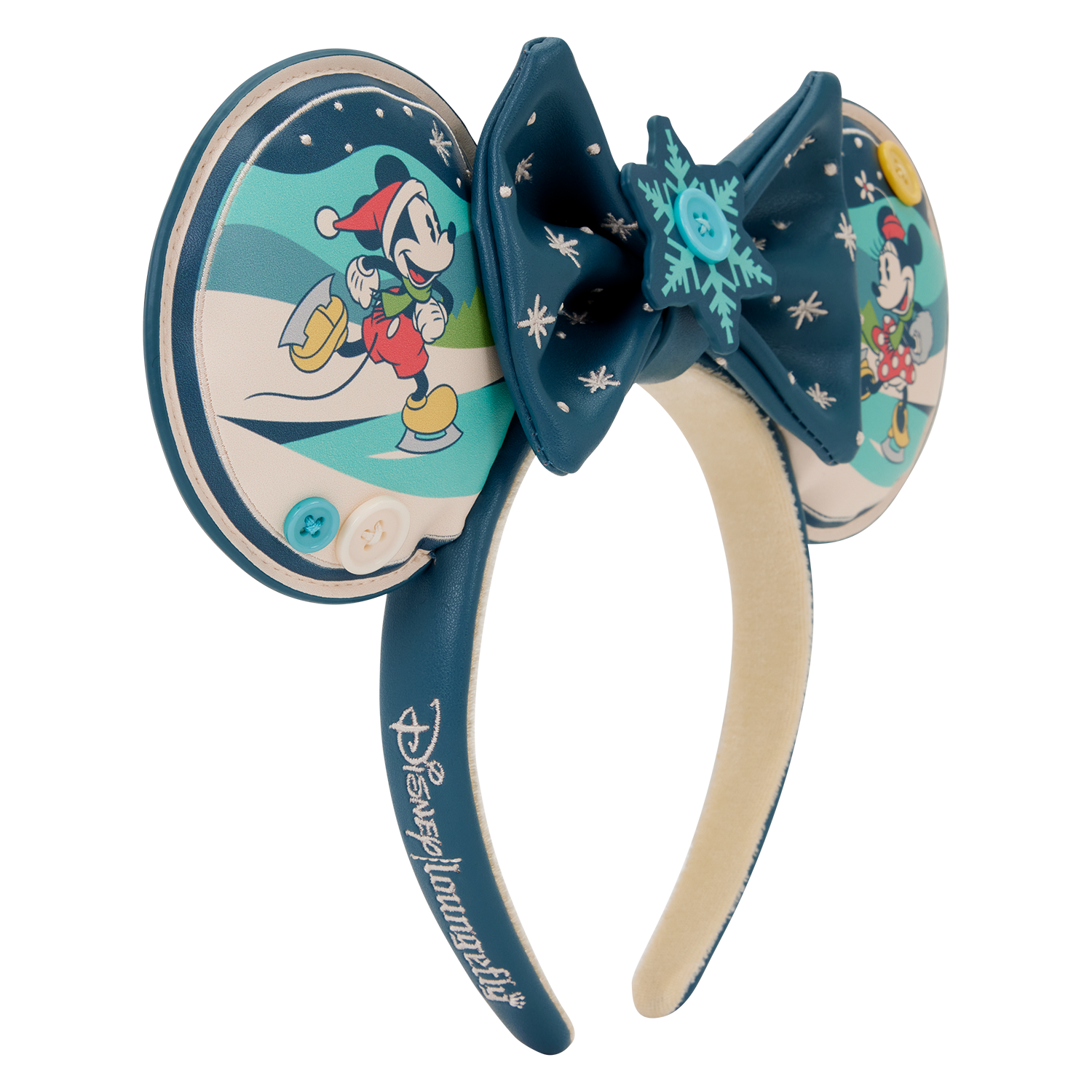Mickey & Minnie Holiday Ear Headband