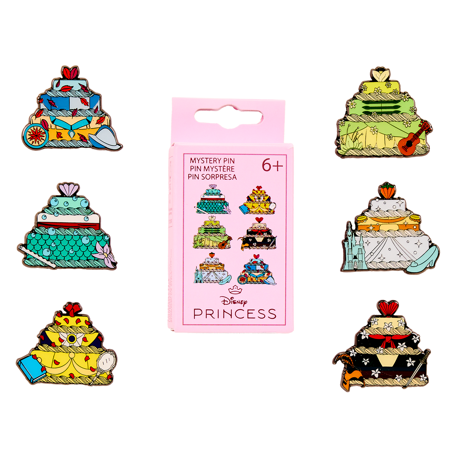 Disney Princess Exclusive Couple Cakes Mystery Box Pin