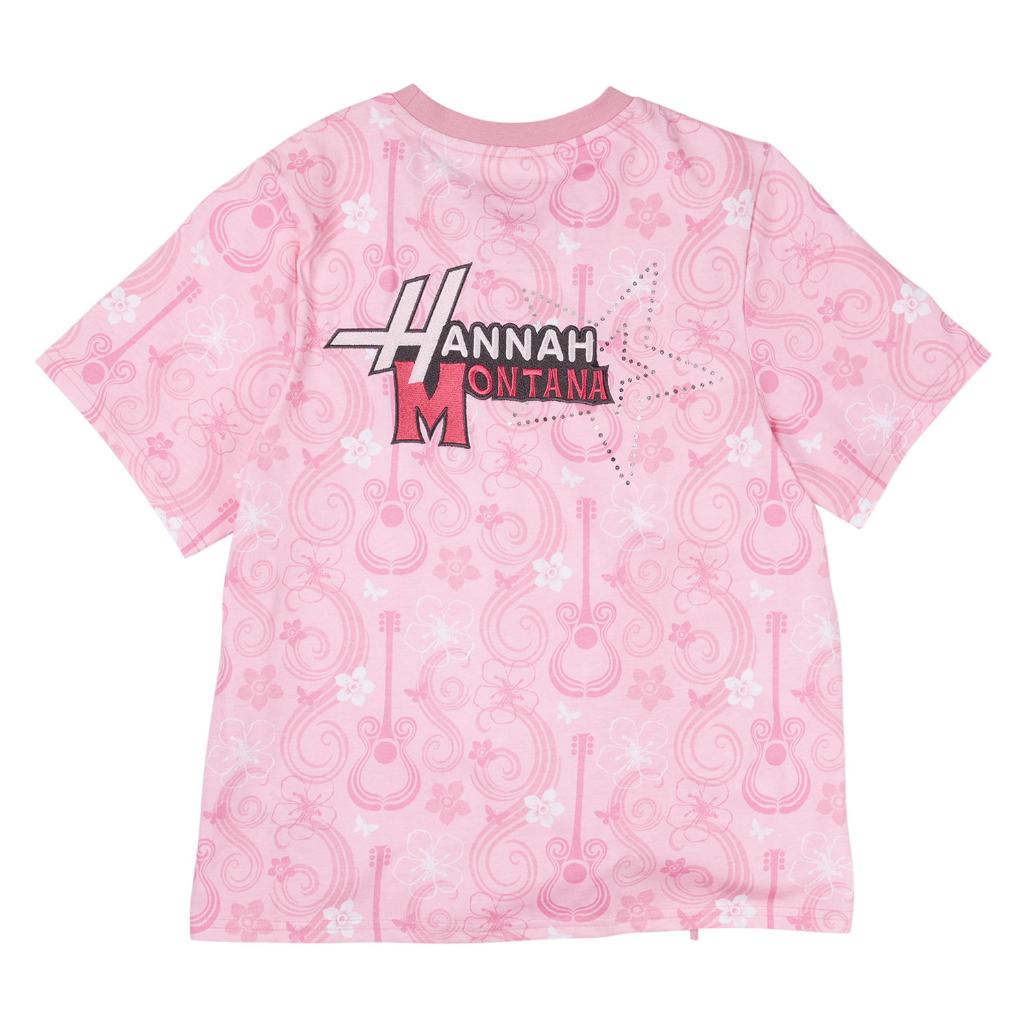 Hannah Montana Drawstring Hem All-Over Print Unisex Tee